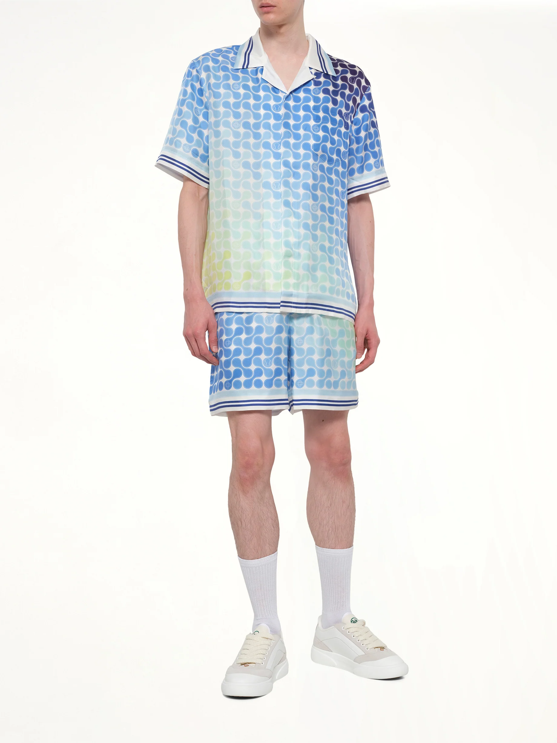 Tennis Tile SS Shirt in Multicolour - Image 4