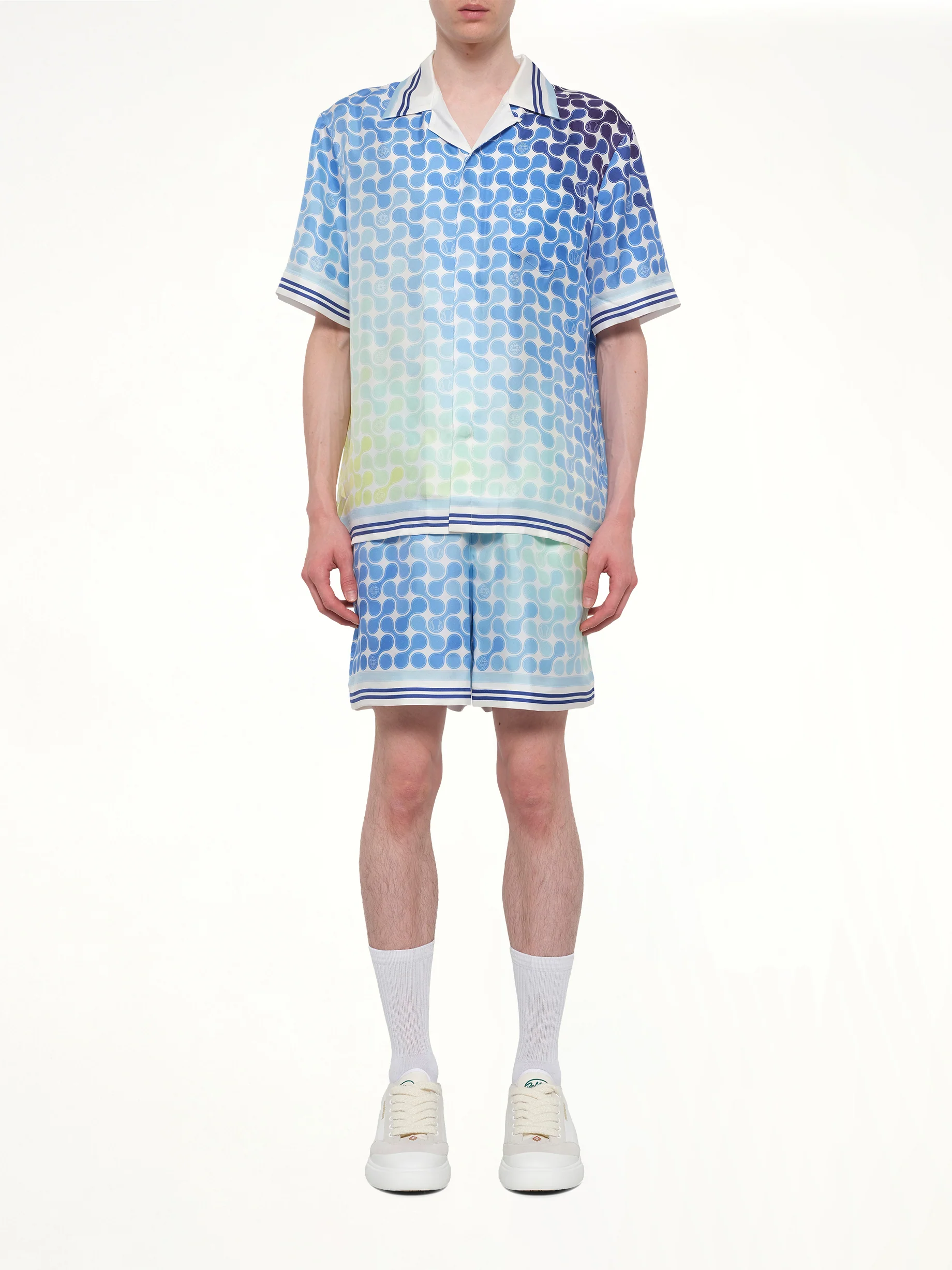 Tennis Tile SS Shirt in Multicolour - Image 7