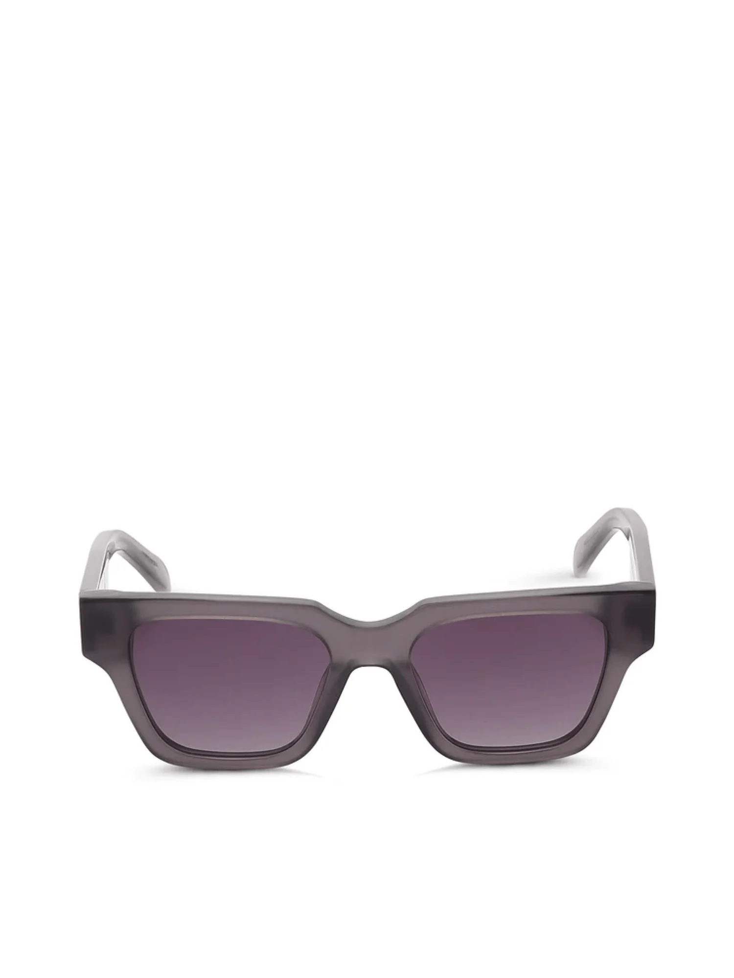 Thirty Five II Platinum Sunglass with Grey Purple Lens