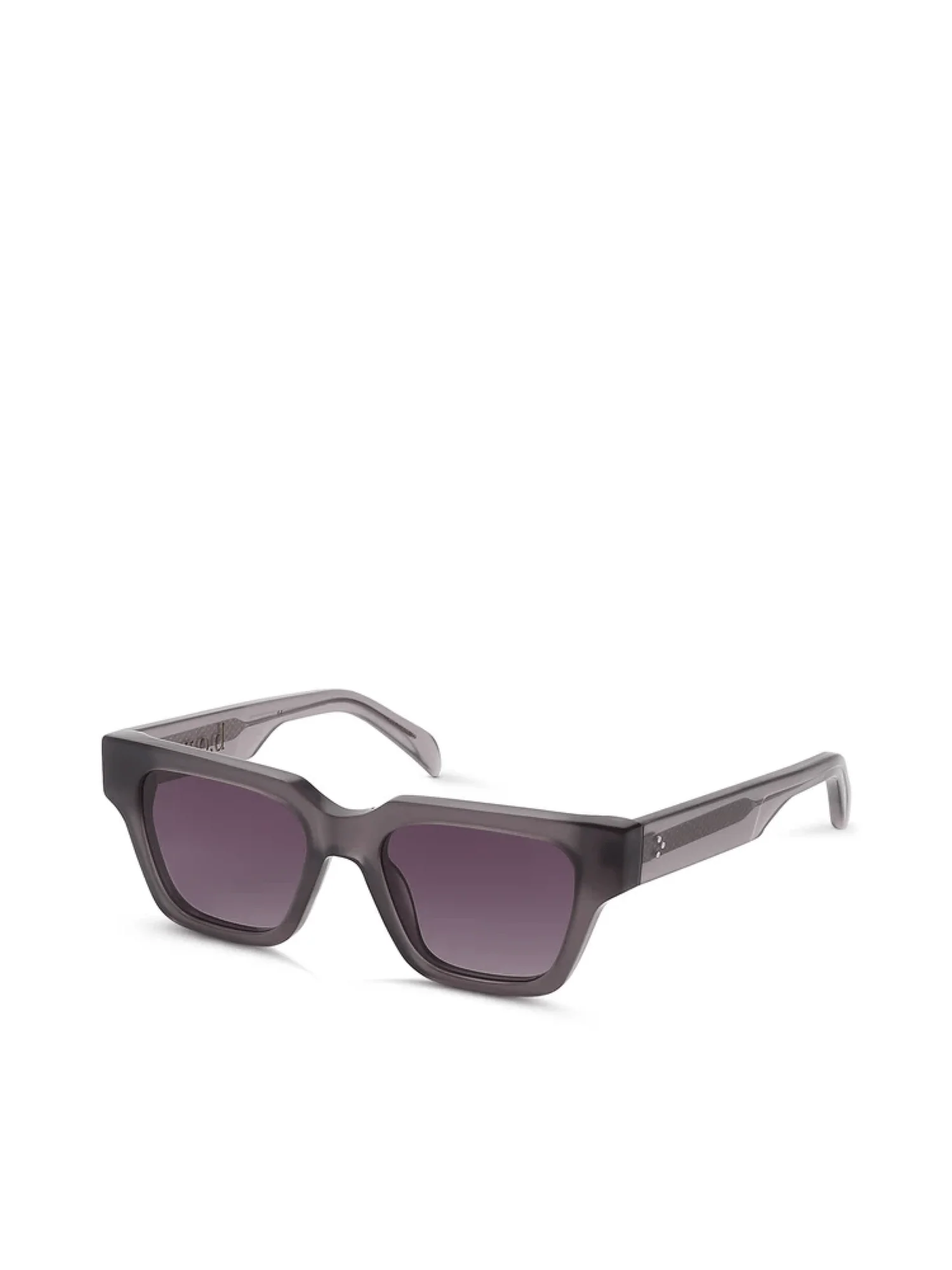 Thirty Five II Platinum Sunglass with Grey Purple Lens - Image 2
