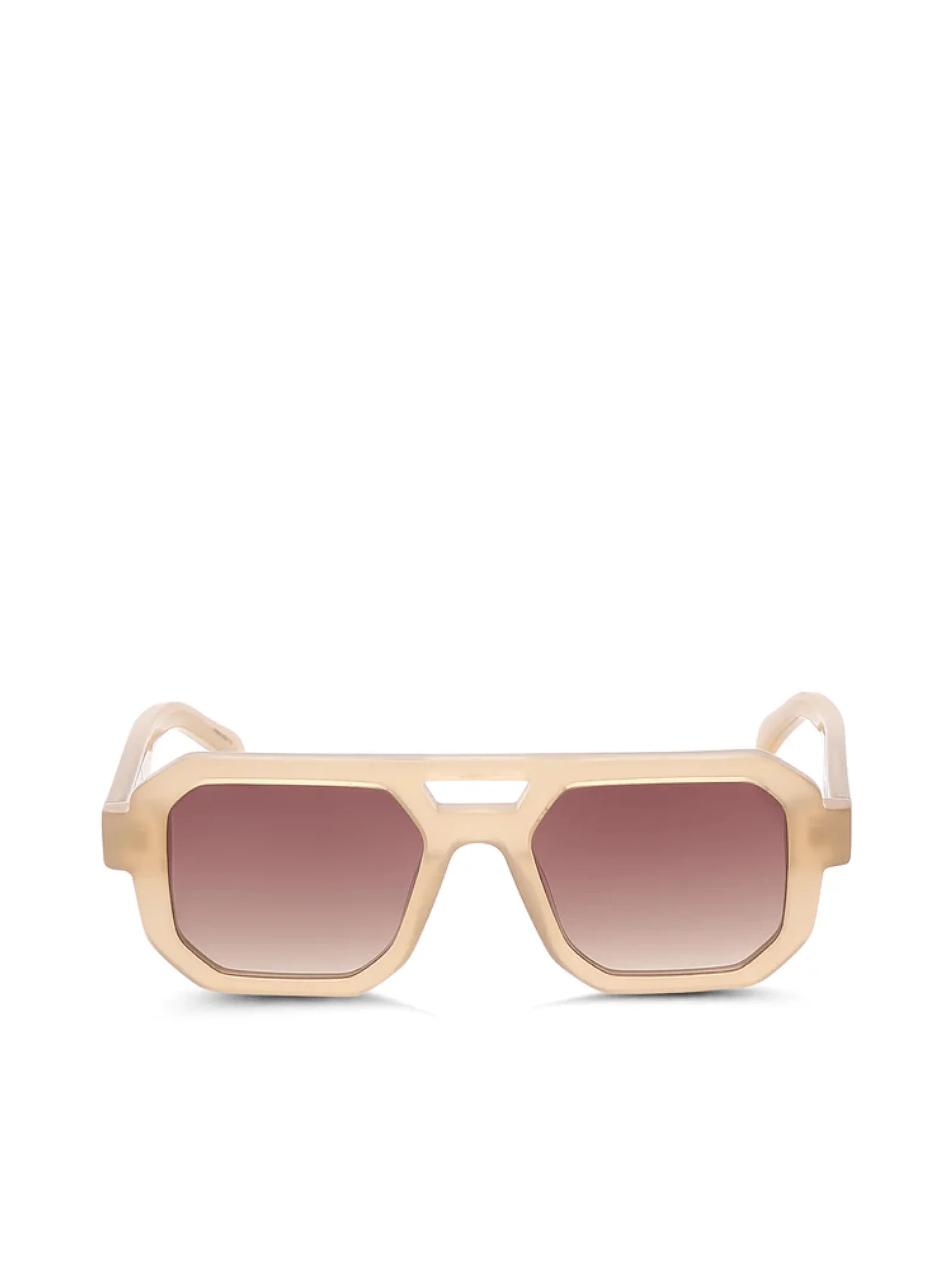Thirty Four Taupe Sunglasses with Grad Brown Lens