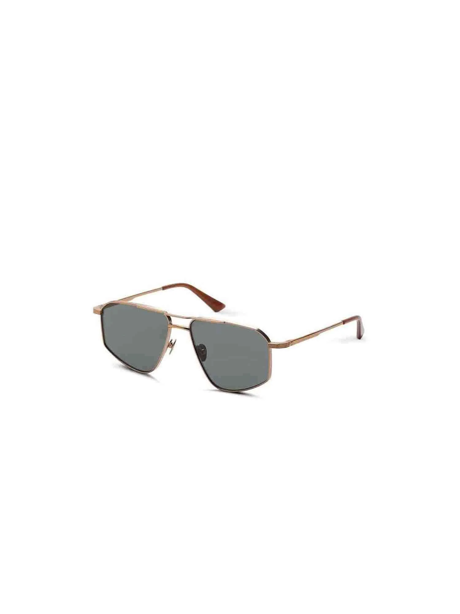 Thirty Six II Sunglasses with Green Lens in Gold Silver - Image 2