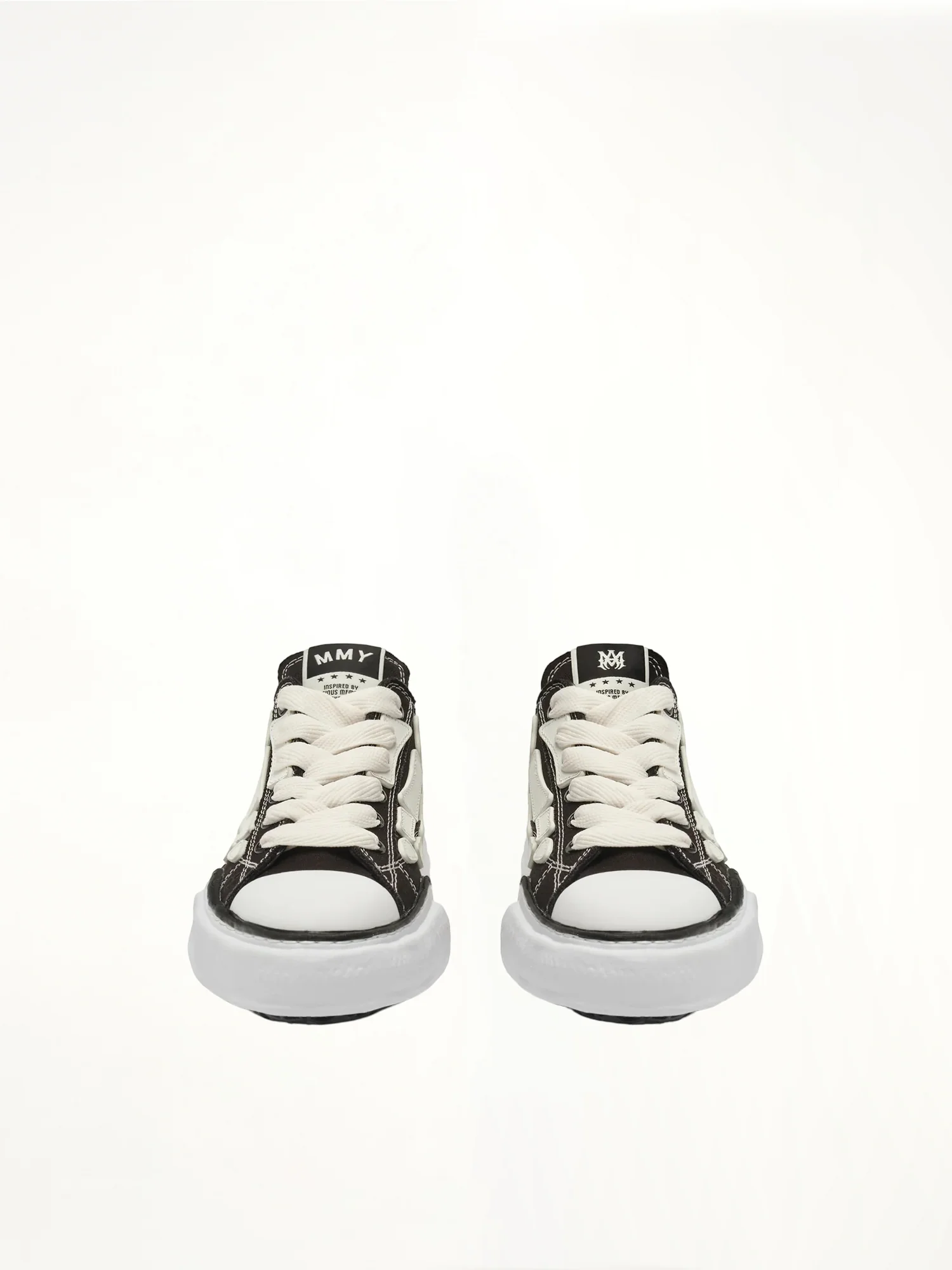 Amiri x MMY Bones Sneaker in Black - Image 3
