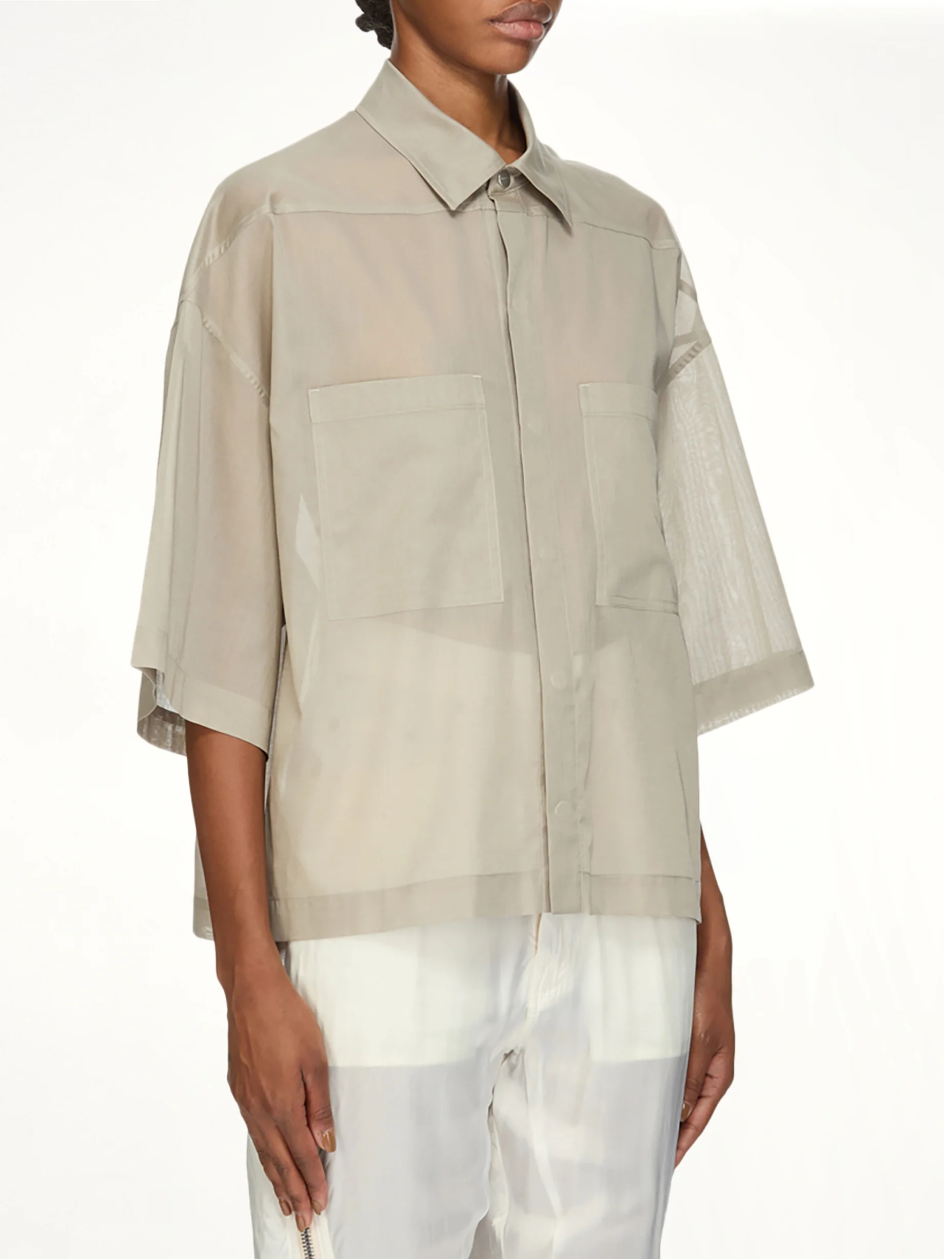 Tommy Shirt in Pearl - Image 3