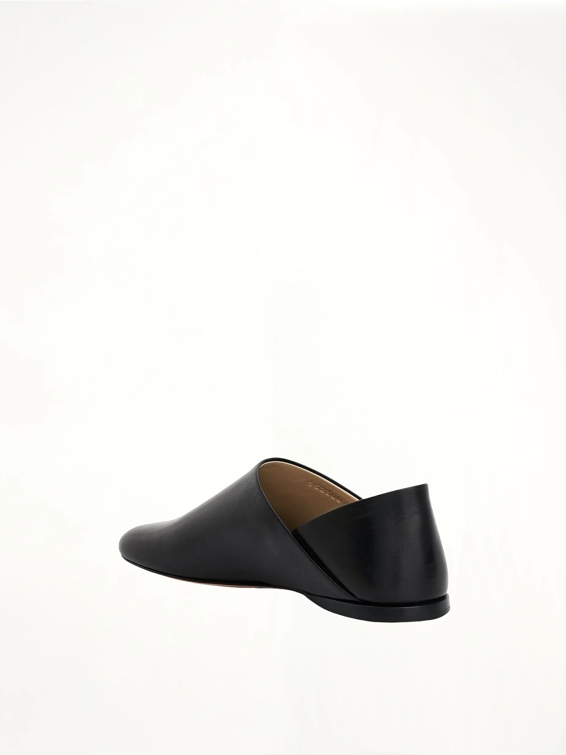 Toy Slipper in Goatskin in Black - Image 3