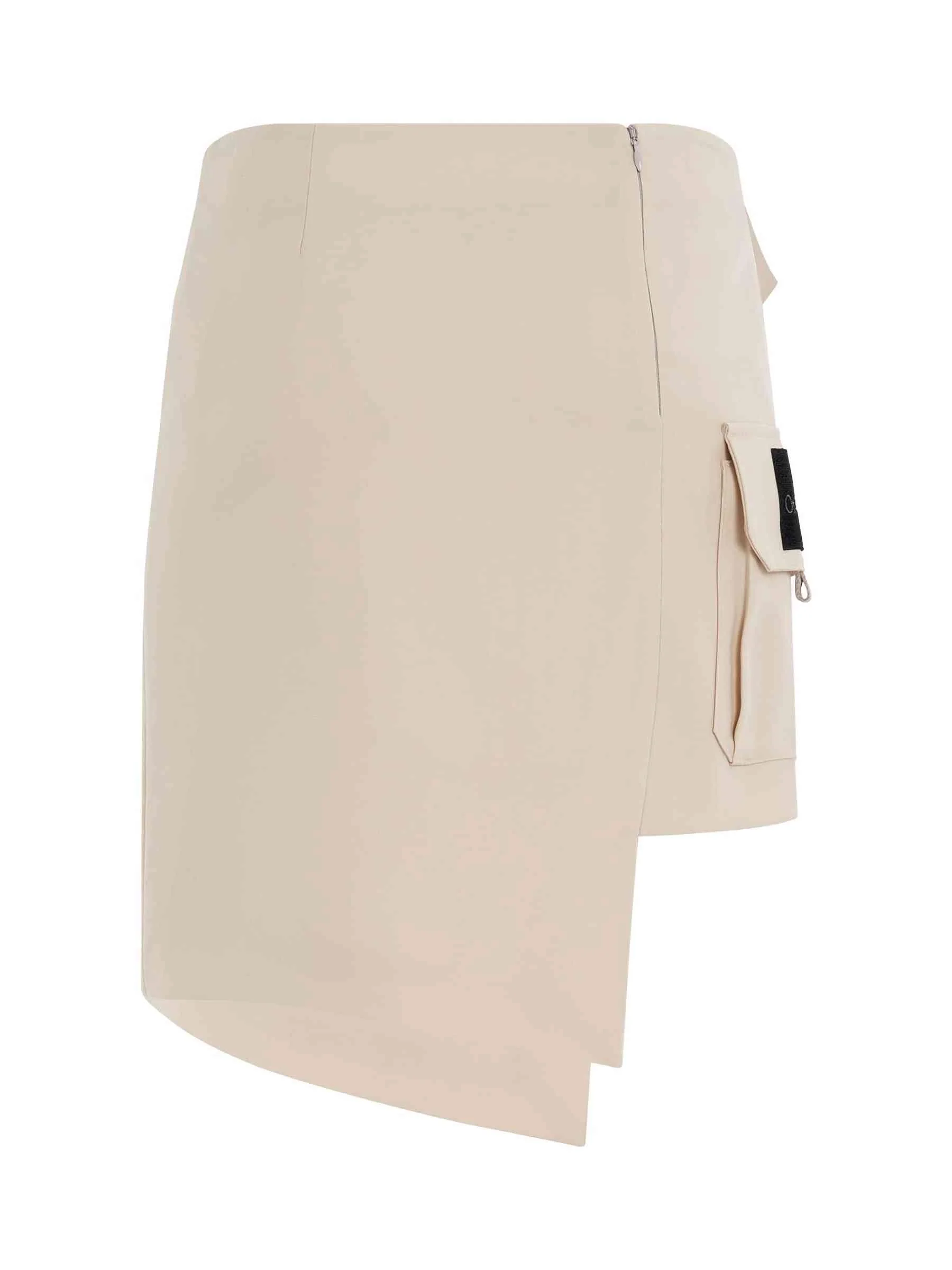 Toybox Dry Wool Pocket Skirt in Sand - Image 5