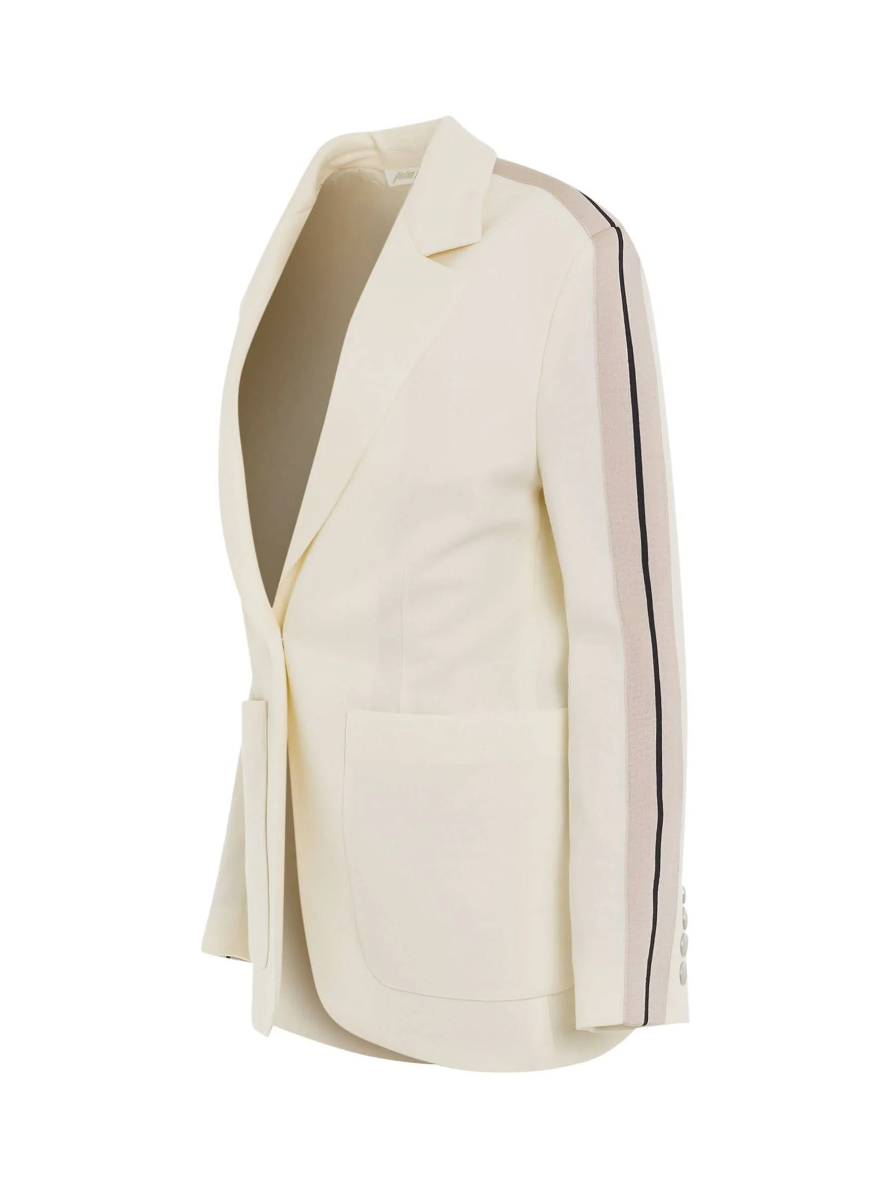Track Blazer in Butter/Off White - Image 2