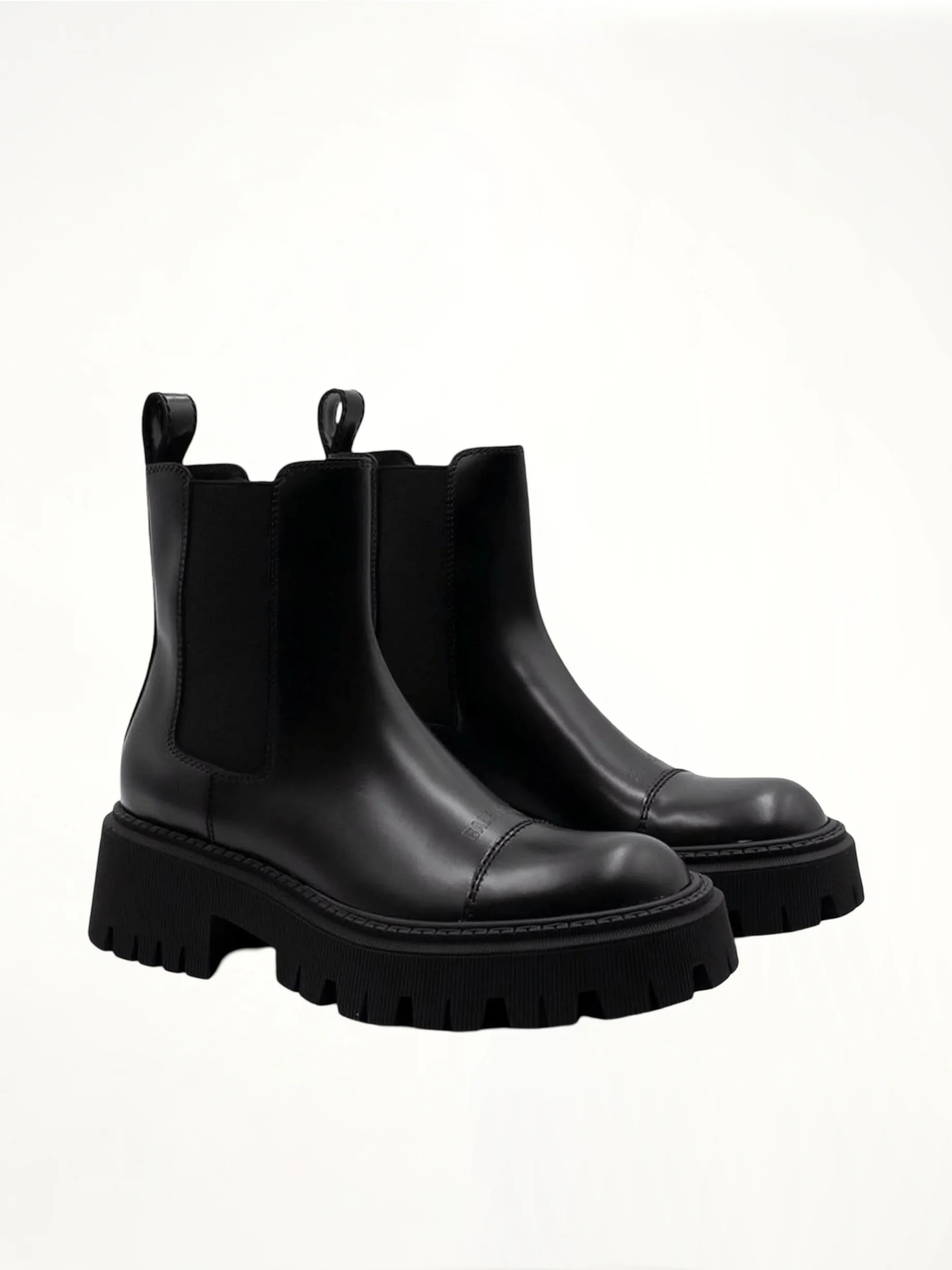 Tractor Ankle Boots in Black - Image 2