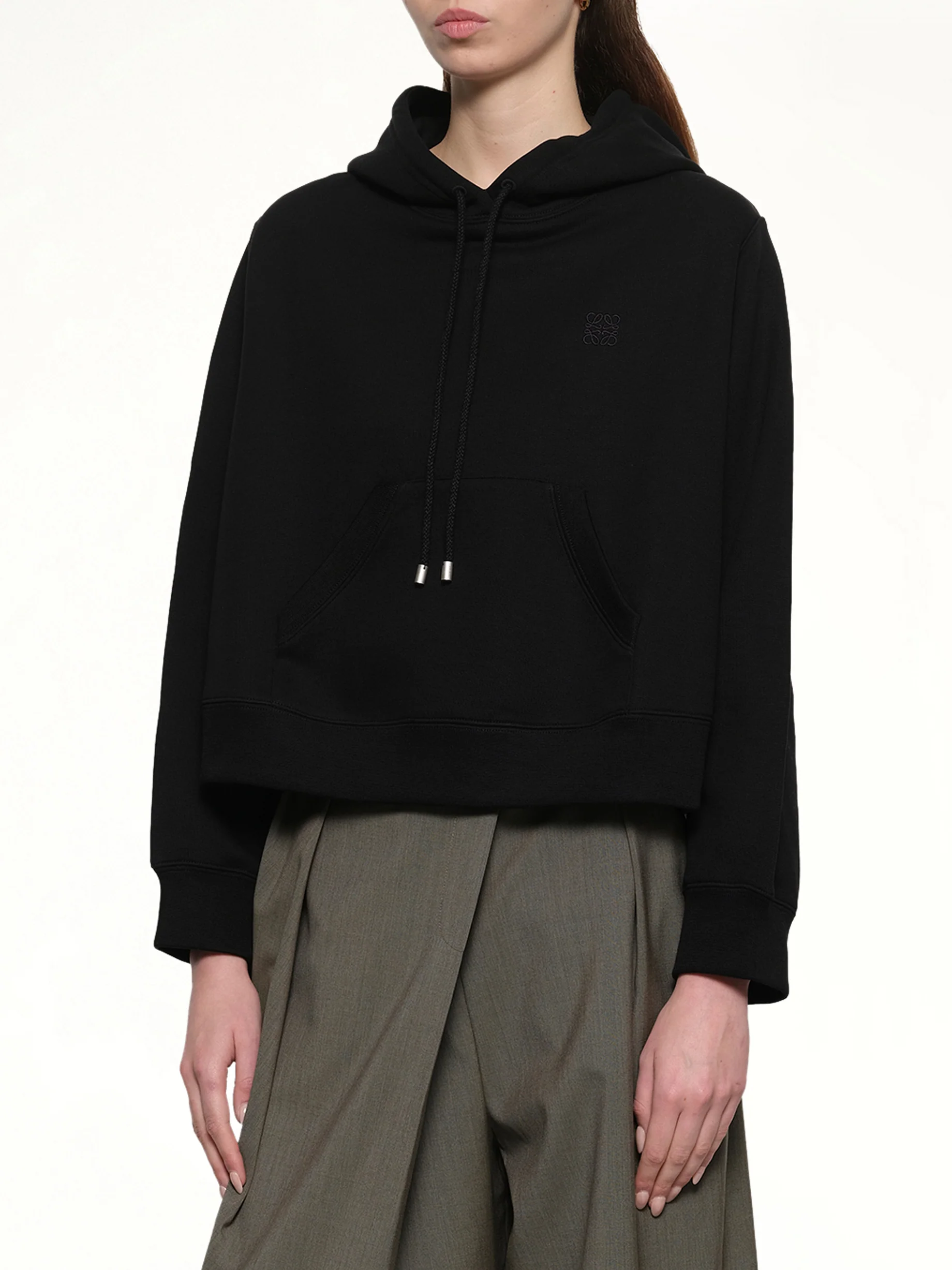 Trapeze Hoodie in Black - Image 6