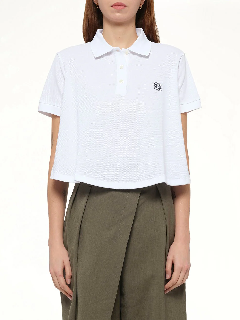 Trapeze Polo in White