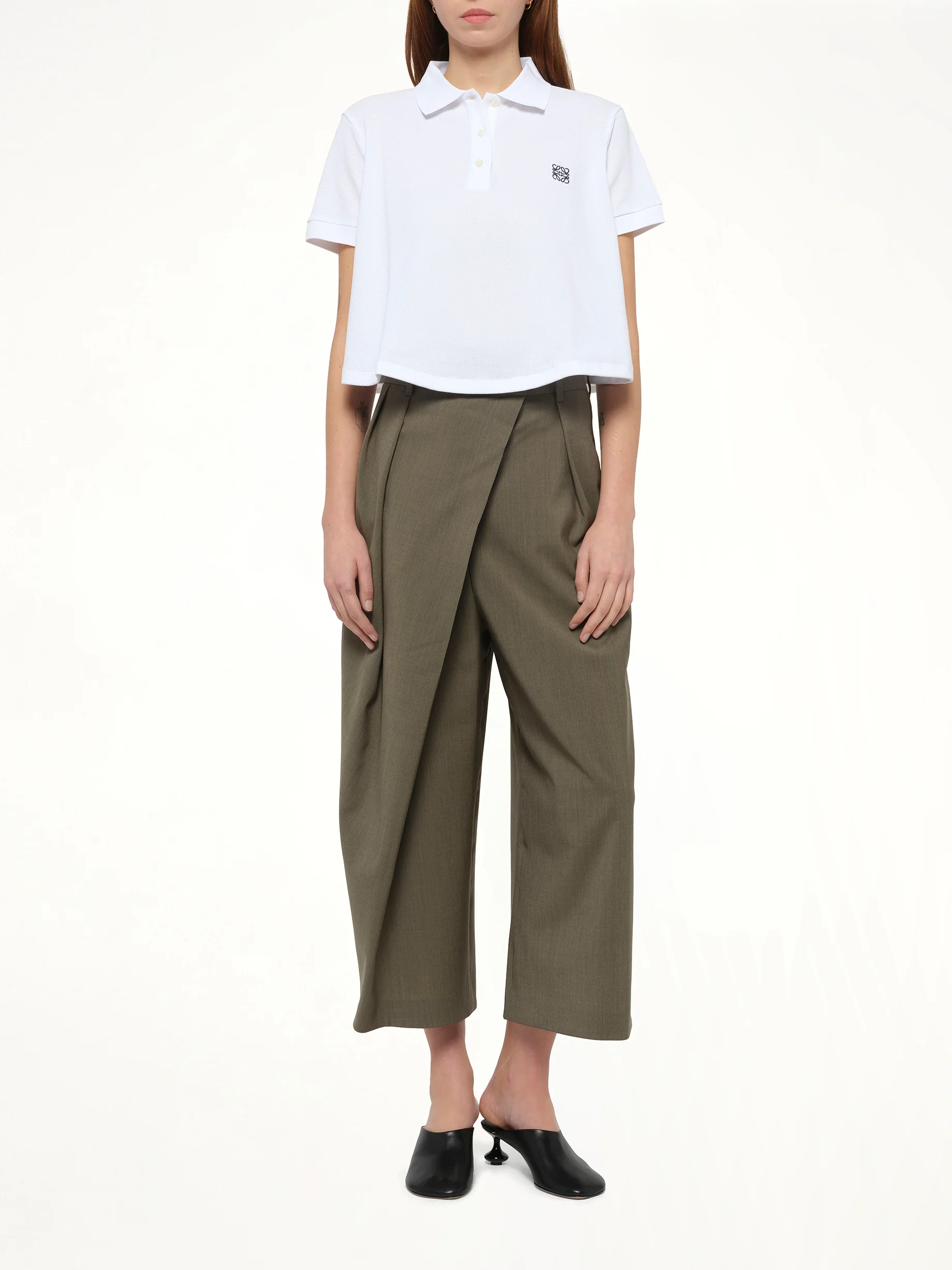 Trapeze Polo in White - Image 4