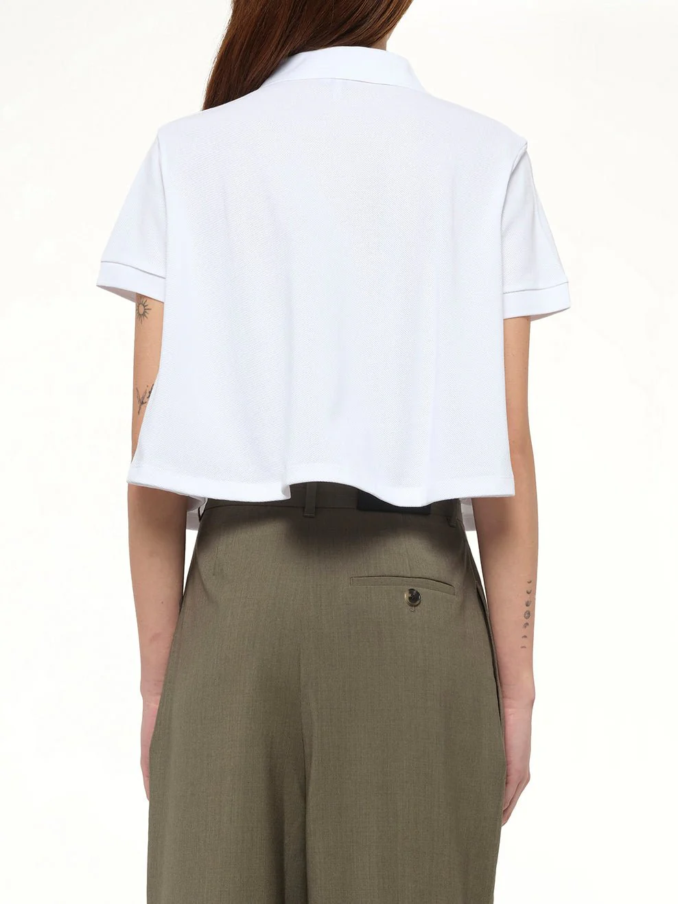 Trapeze Polo in White - Image 5