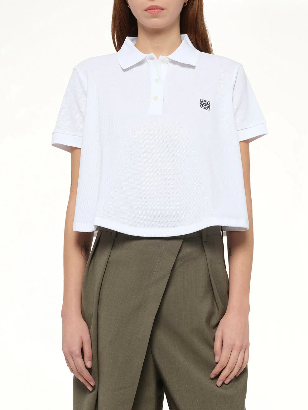 Trapeze Polo in White - Image 6