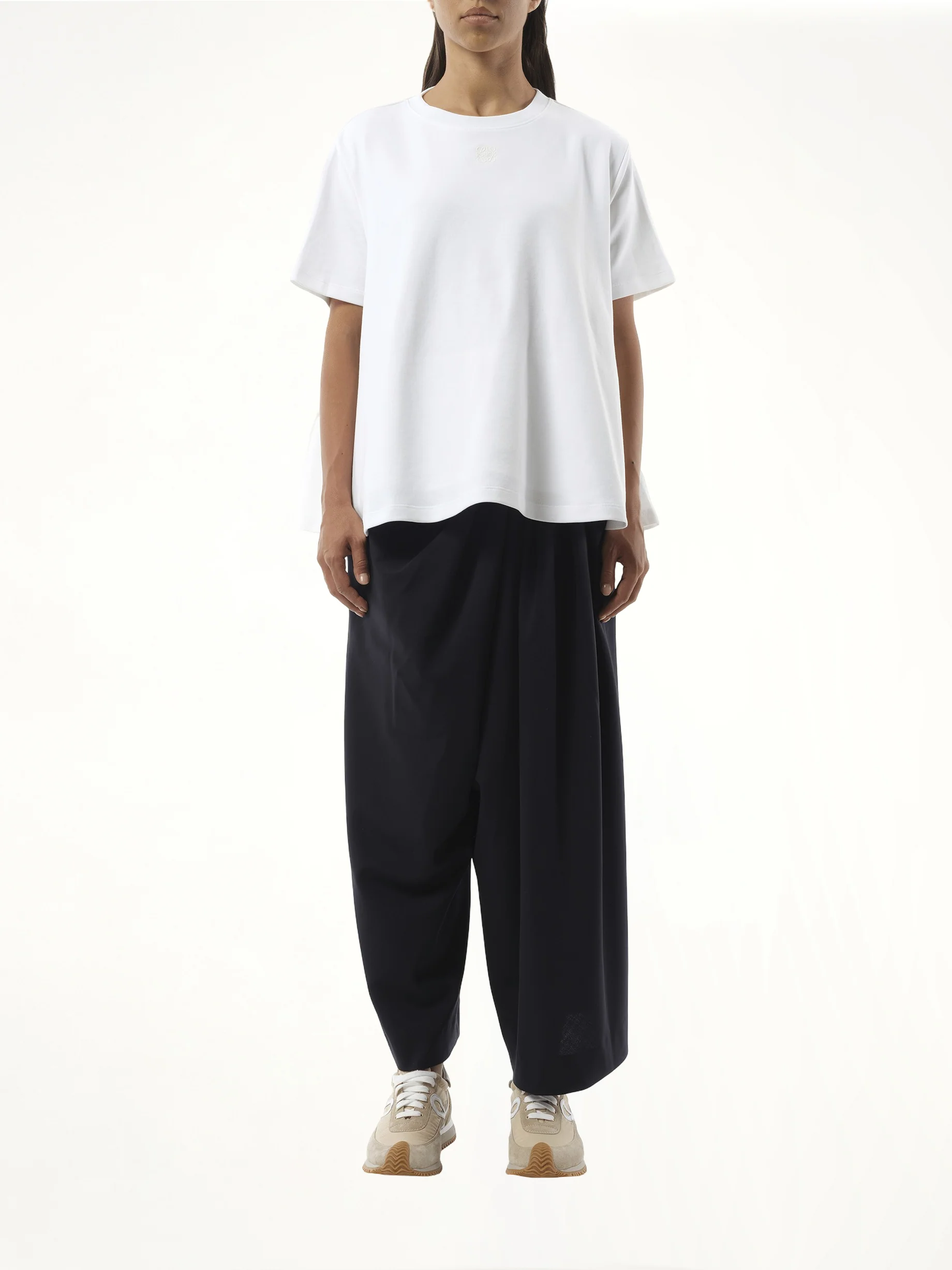 Trapeze Top in White - Image 4
