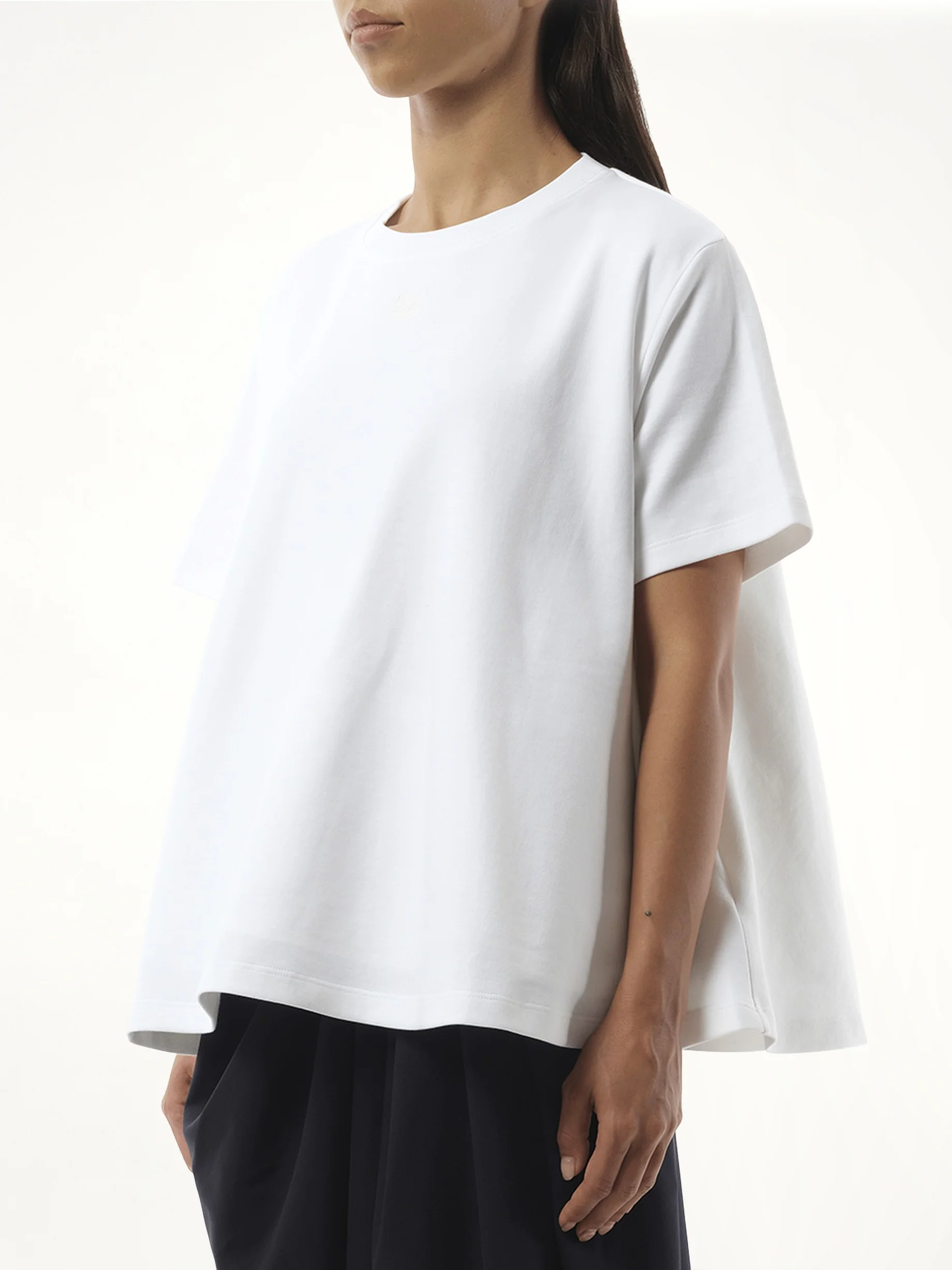 Trapeze Top in White - Image 5
