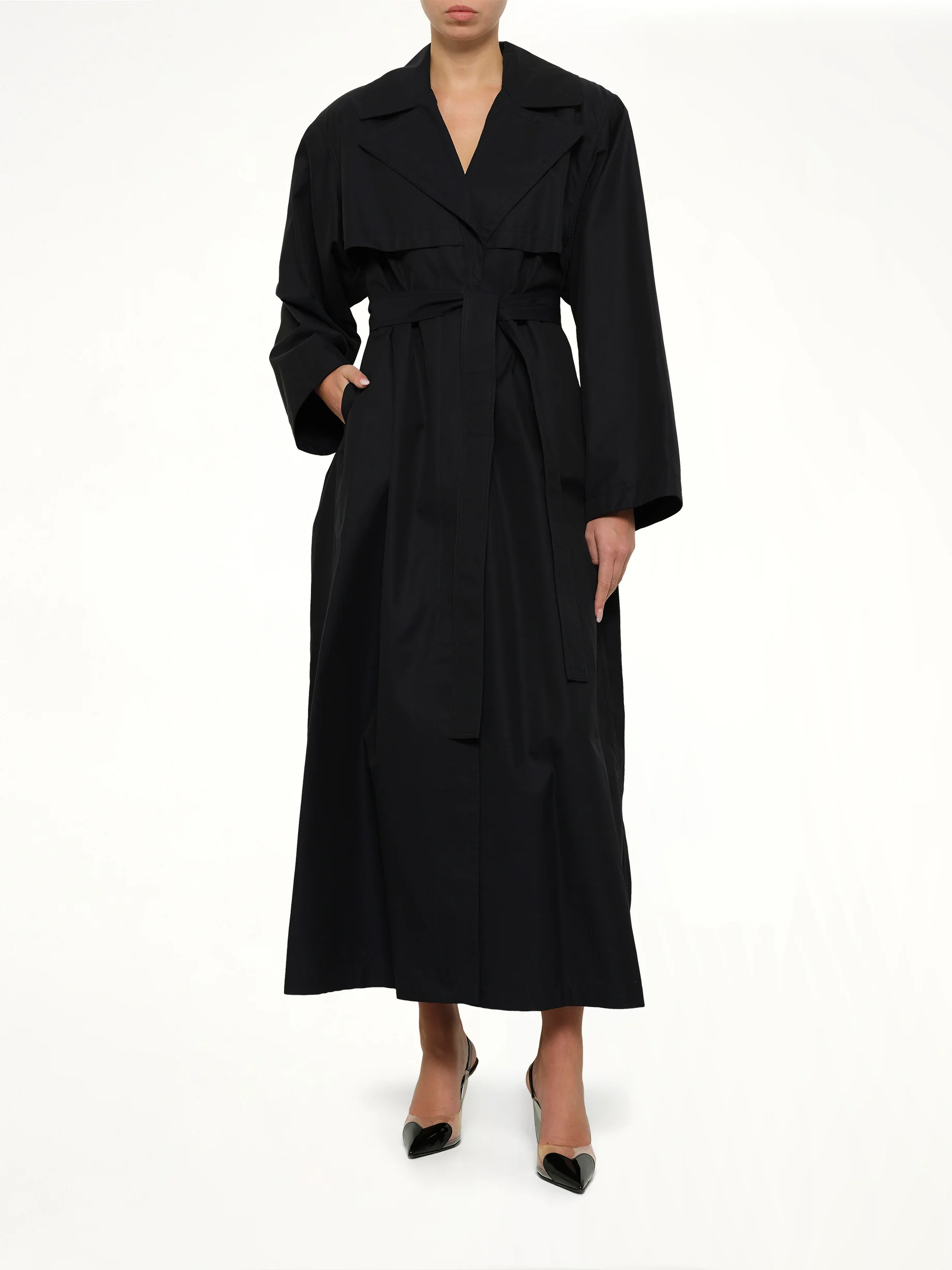 Trench Coat in Minuit - Image 4