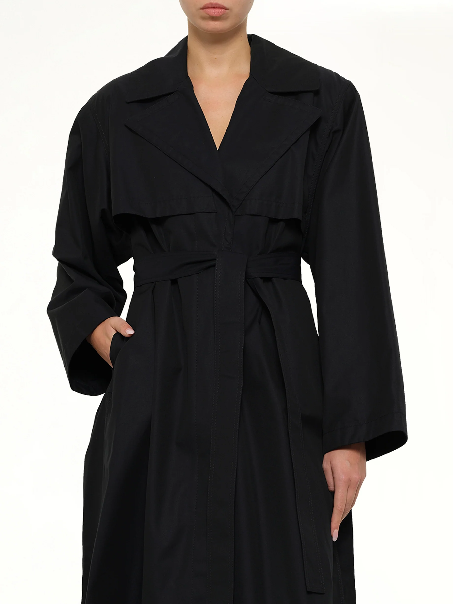 Trench Coat in Minuit - Image 7