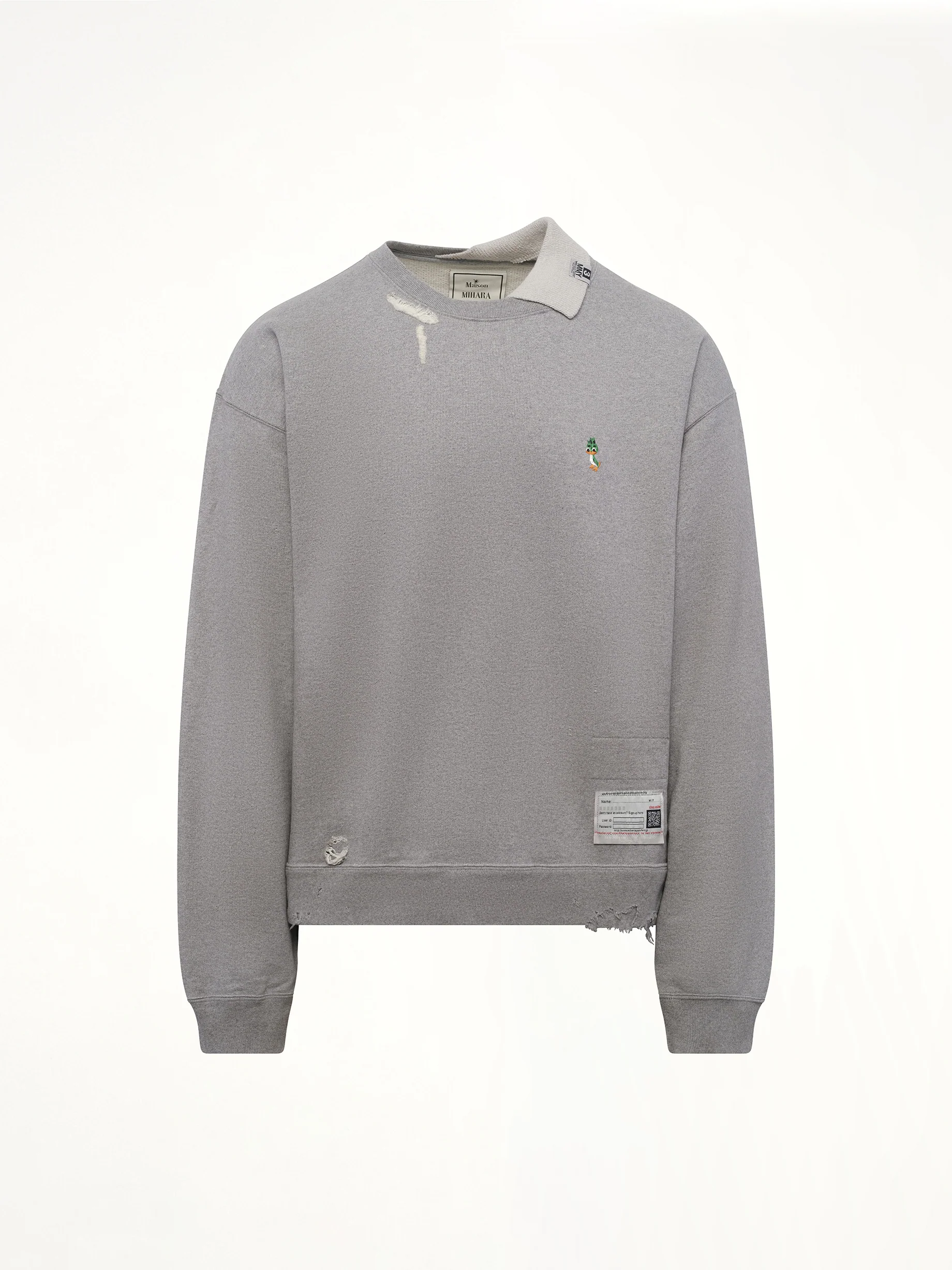 Triple Layered Pullover in Gray - Image 2