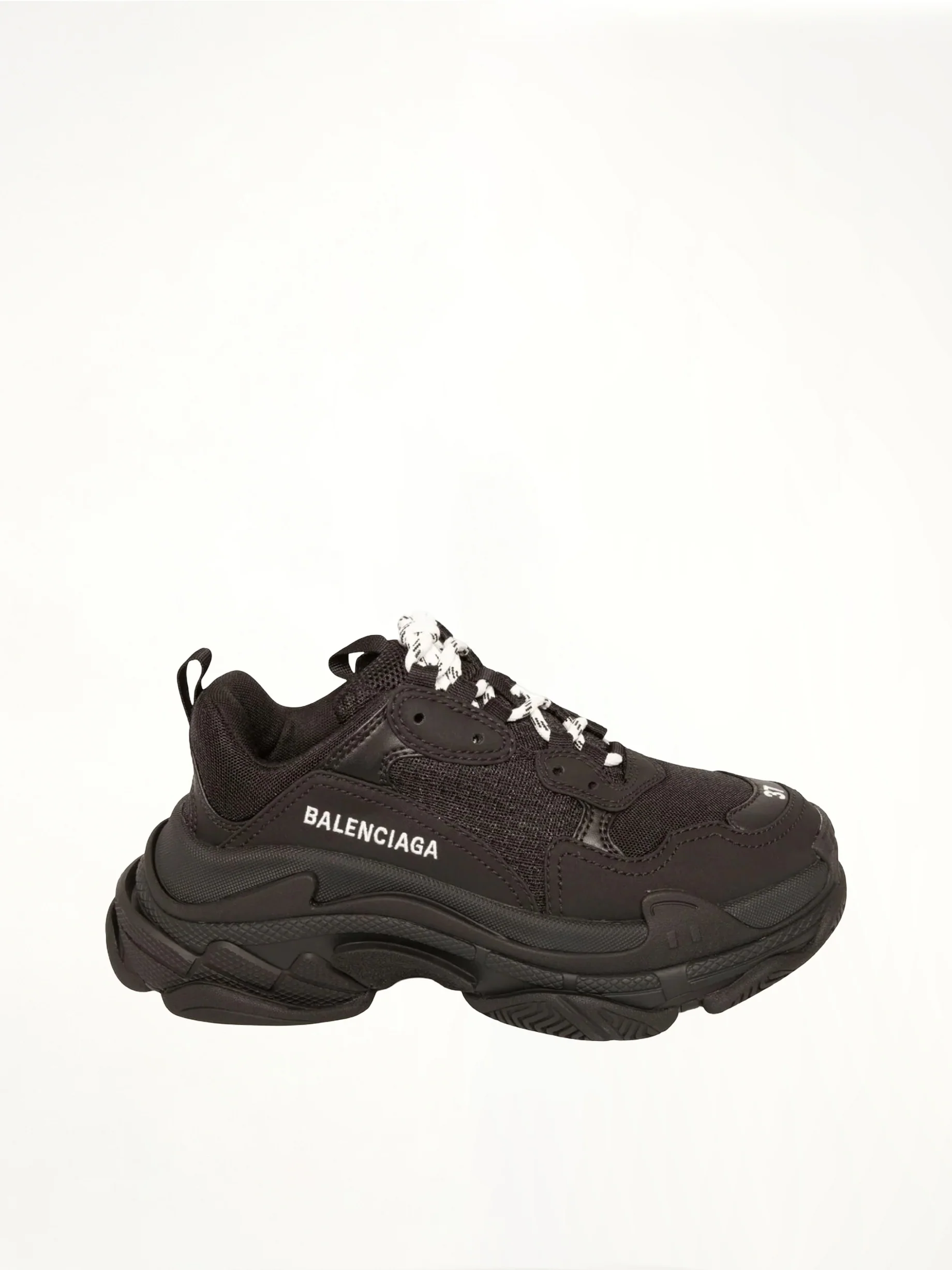 Triple S Sneakers in Black