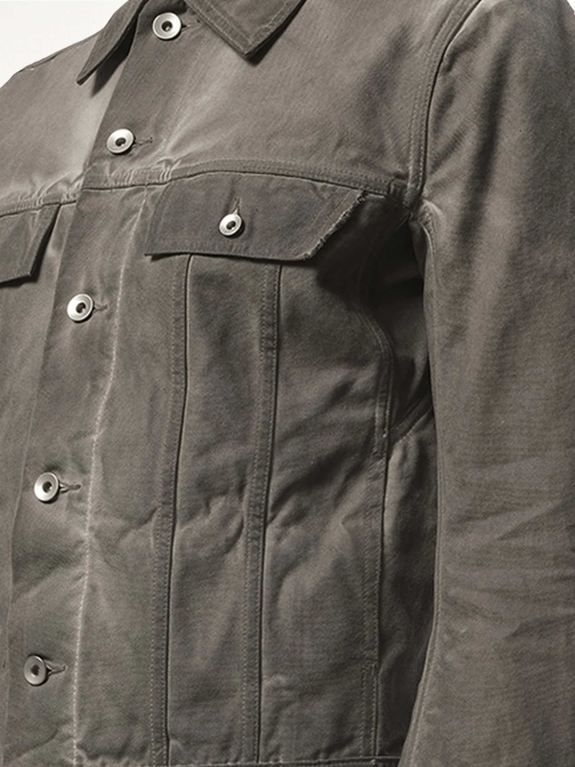 Trucker Jacket in Dust - Image 3