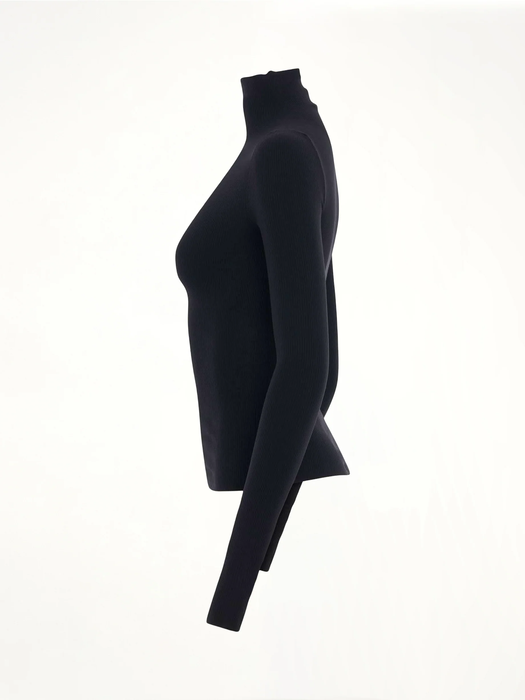 Turtleneck Sweater in Black - Image 3