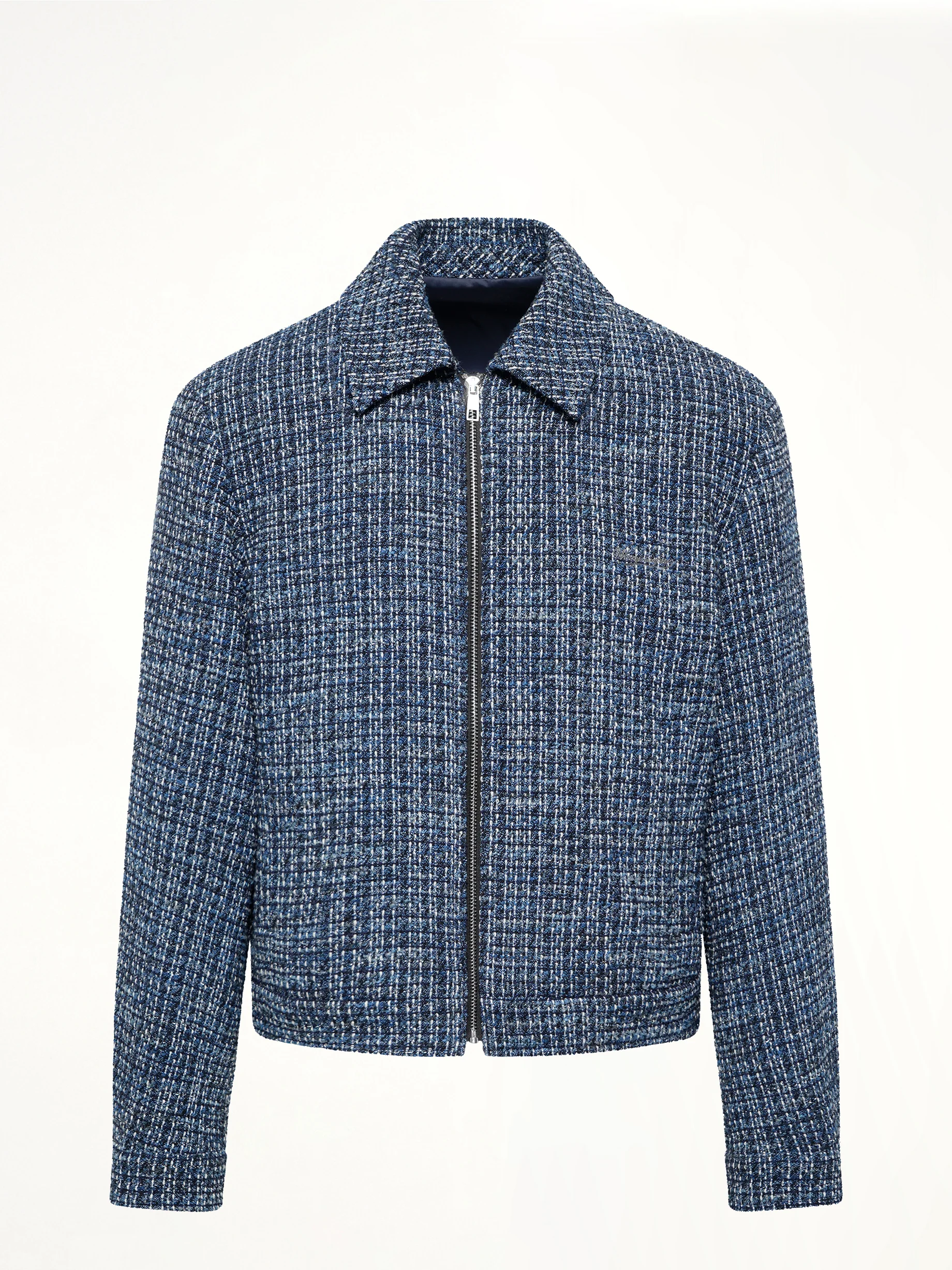 Tweed Jacket in Blue - Image 2