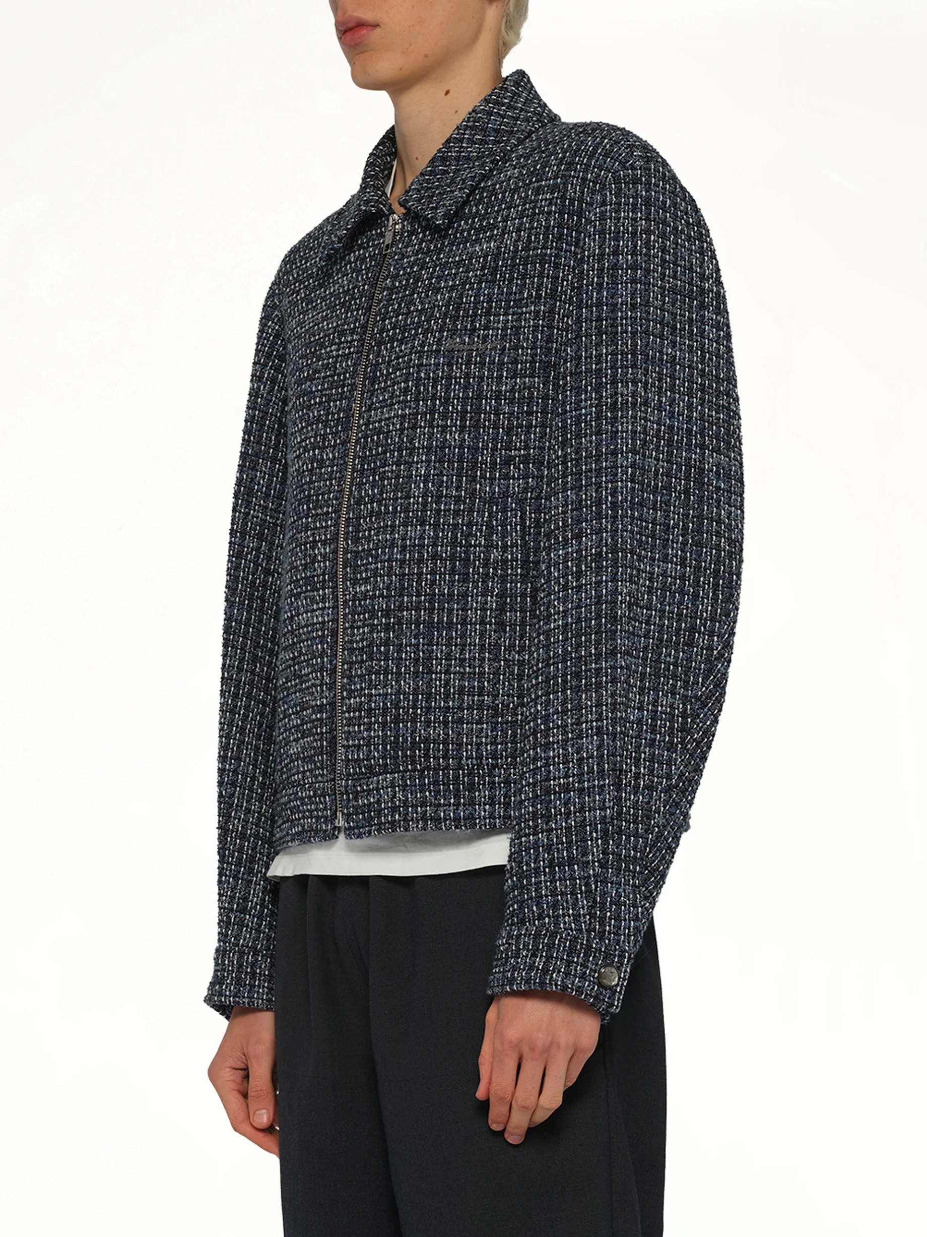 Tweed Jacket in Blue - Image 3