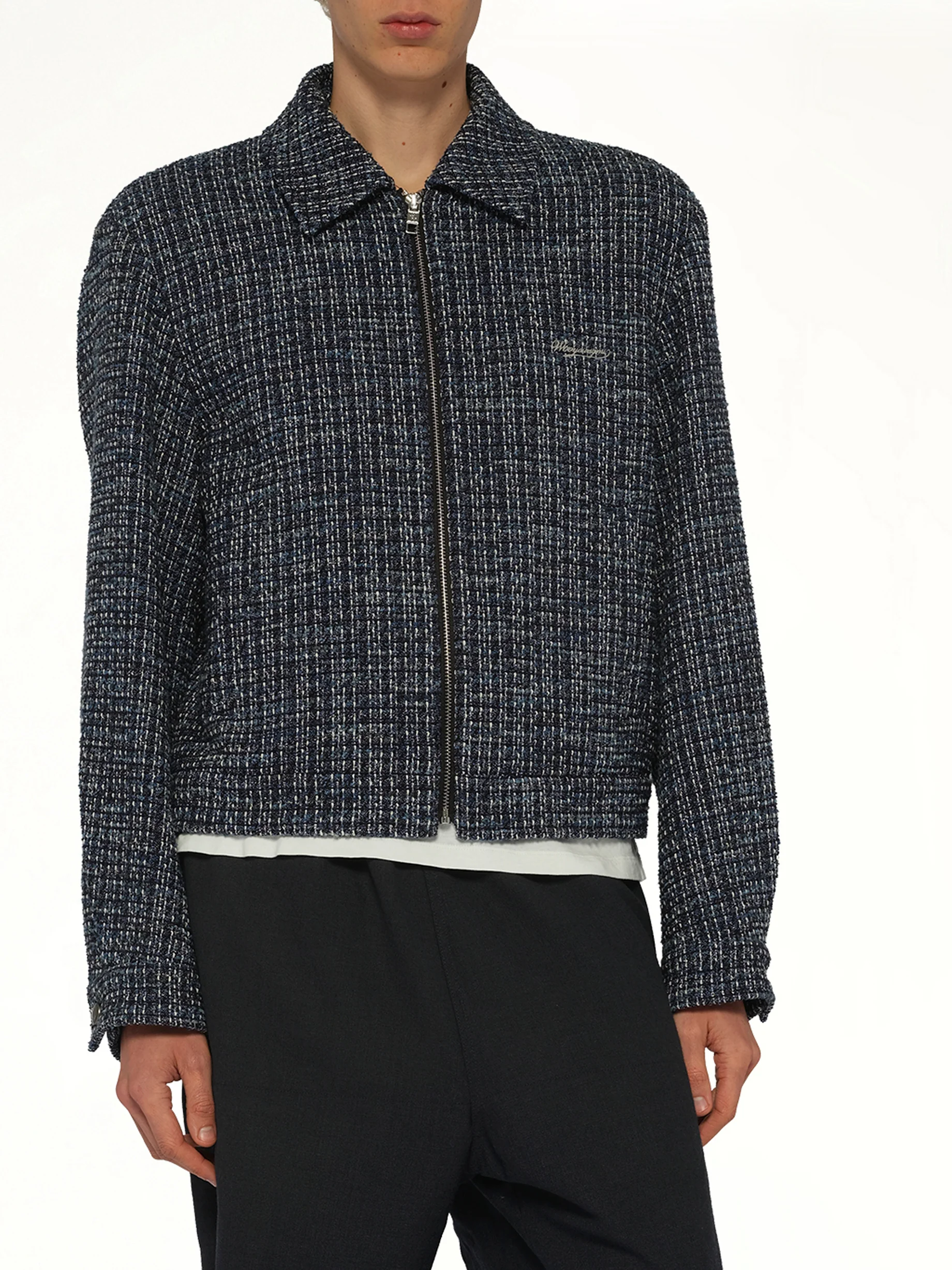 Tweed Jacket in Blue - Image 6