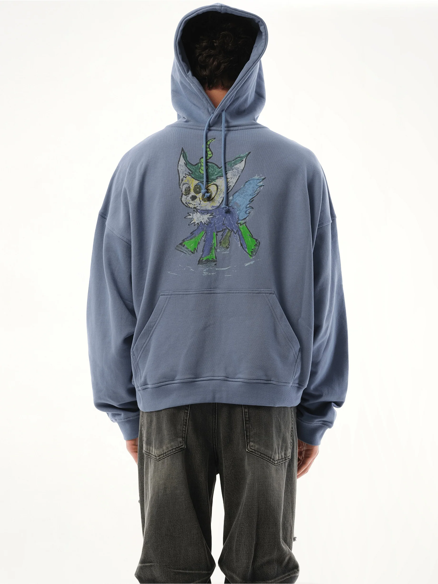 Twin All Around Hoodie Zip-Up in Sky - Image 6