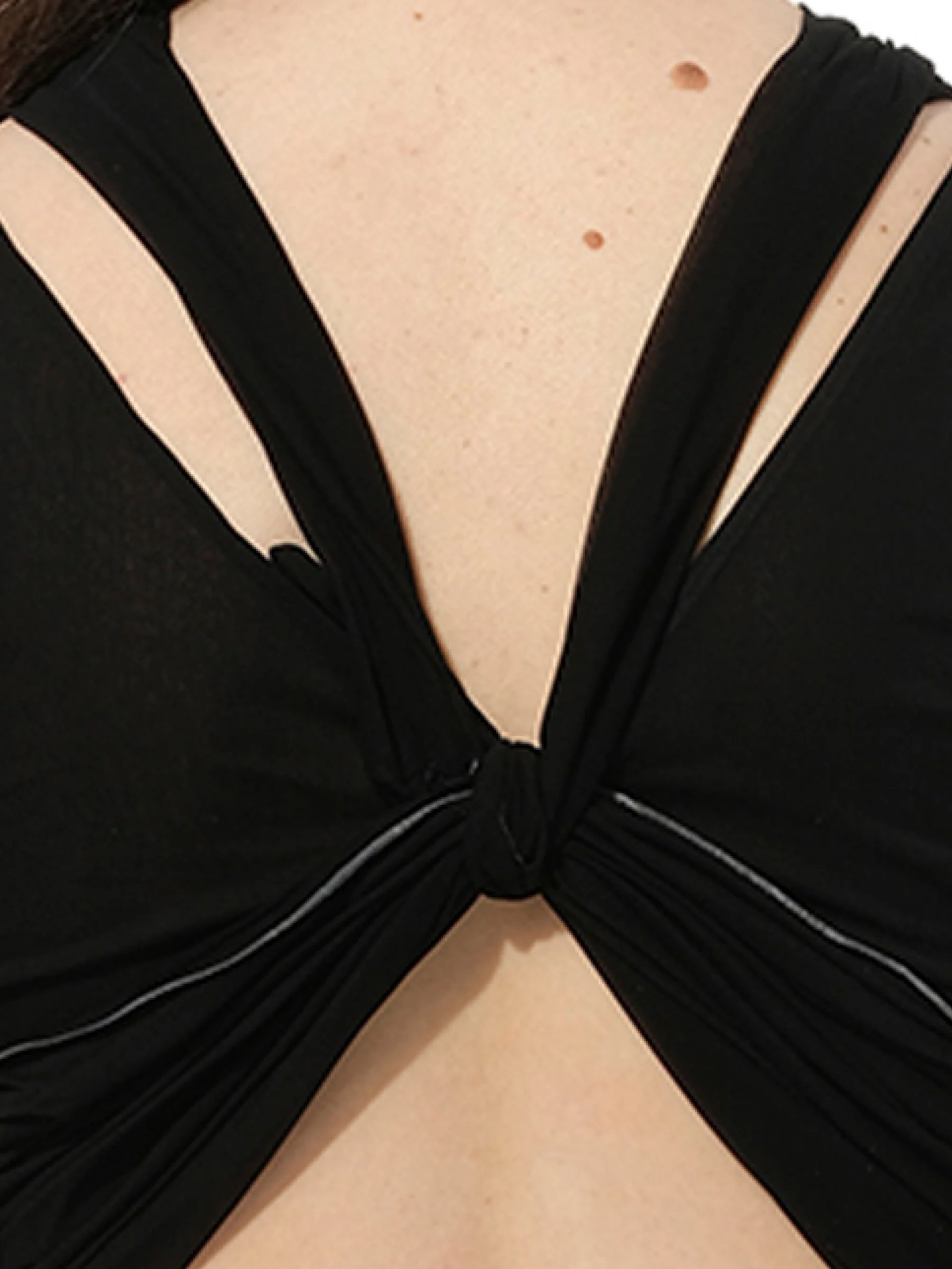 Twist Dress in Black - Image 3