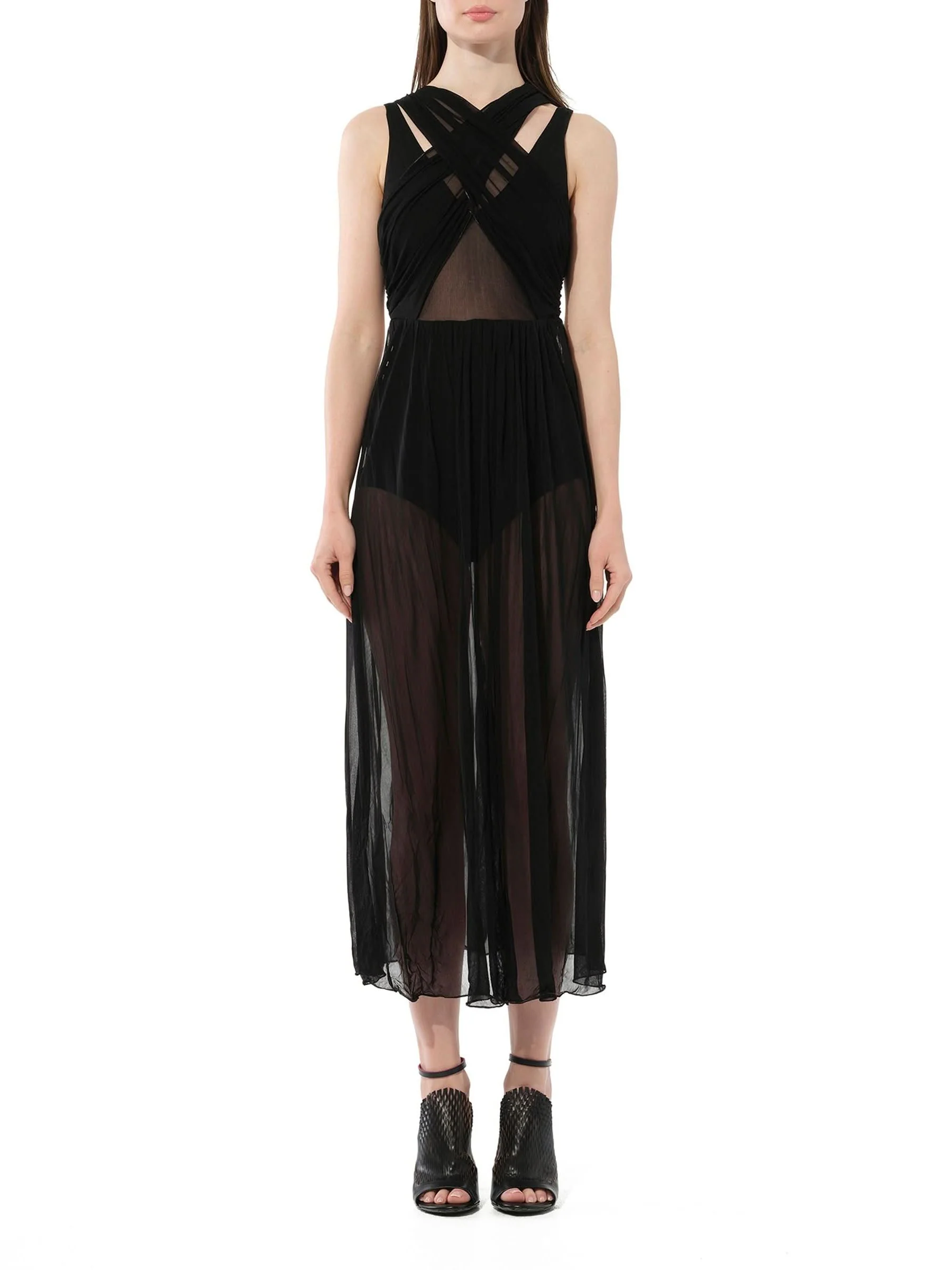 Twist Dress in Black - Image 4
