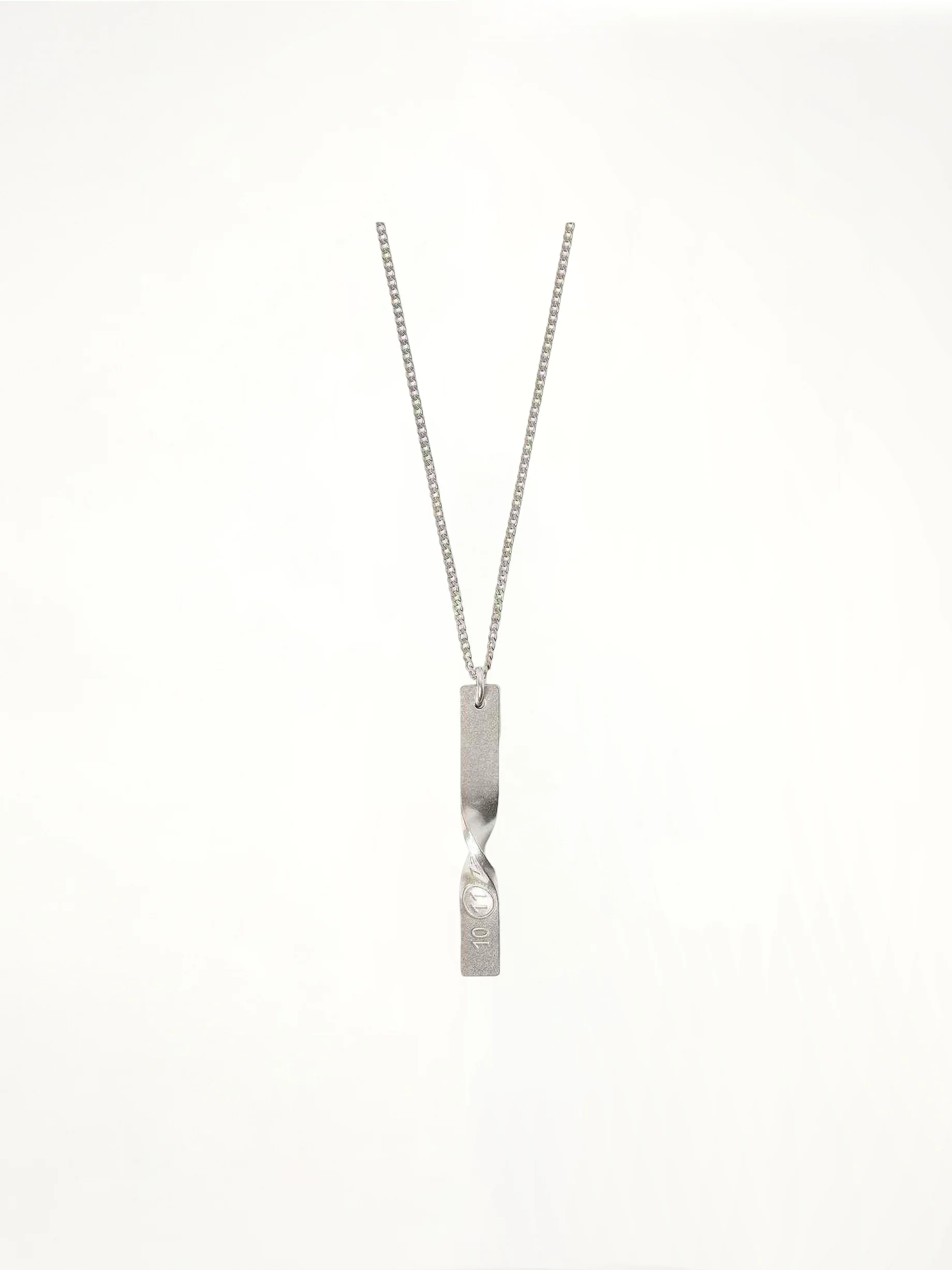 Twist Necklace in Palladio Semi Polished Plating - Image 2