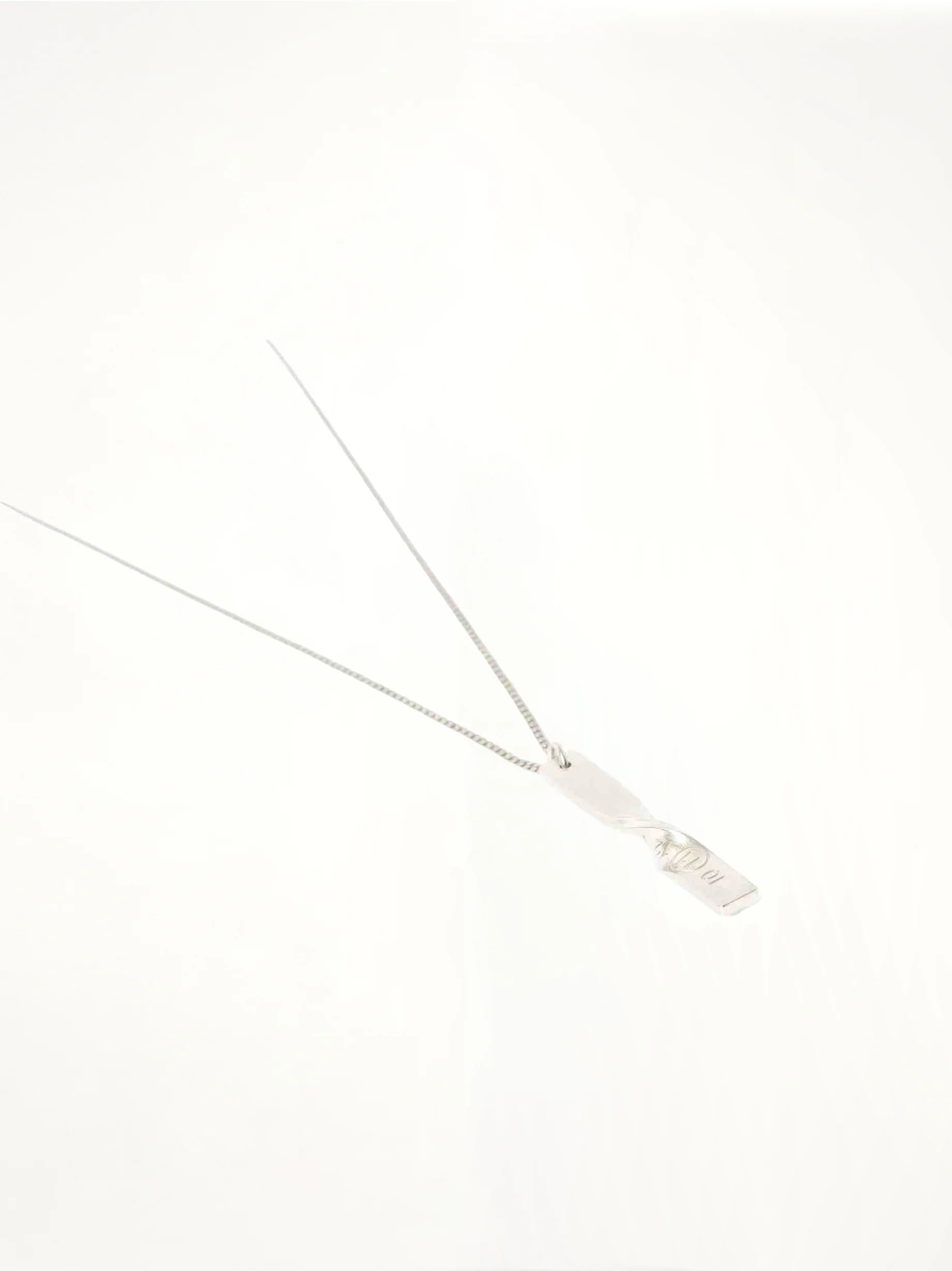 Twist Necklace in Palladio Semi Polished Plating - Image 4