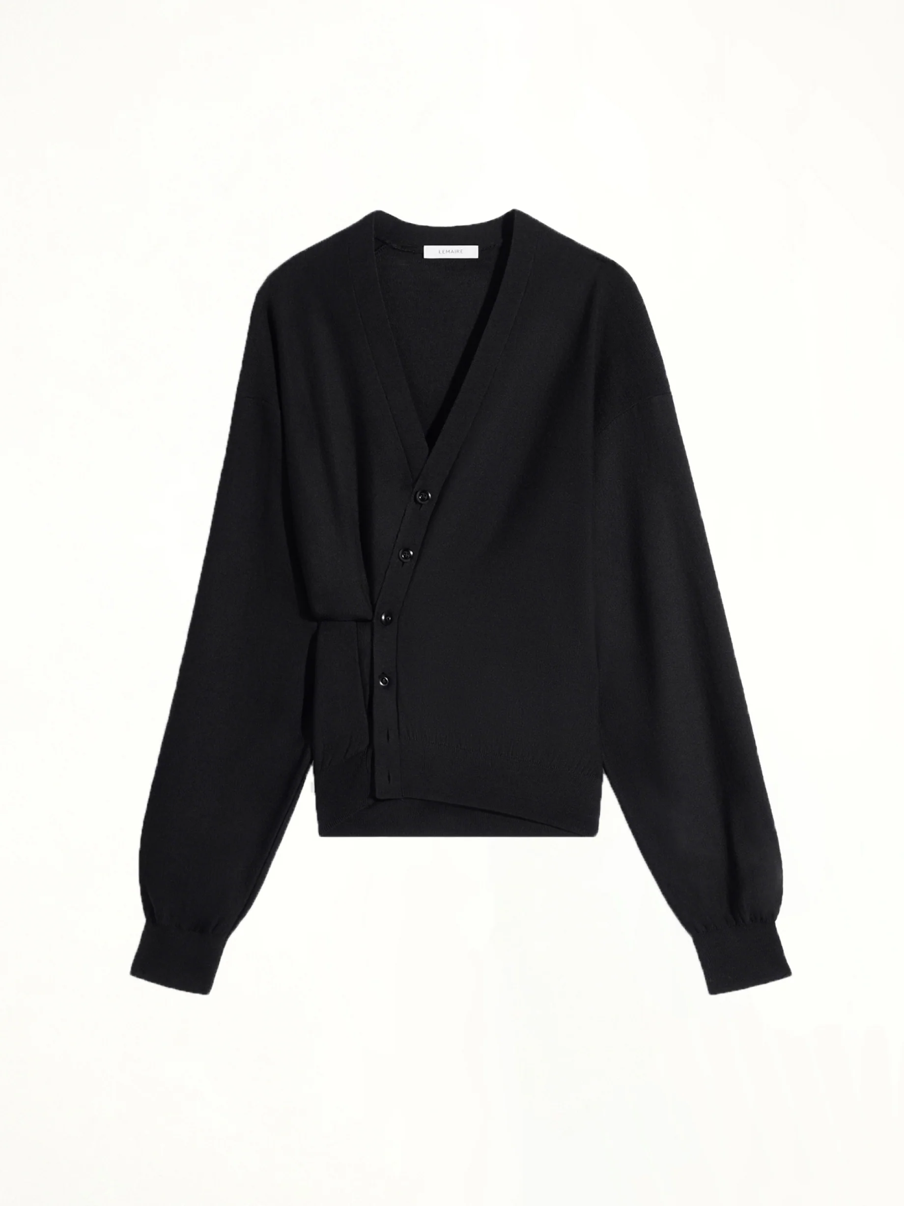 Twisted Cardigan in Black - Image 2