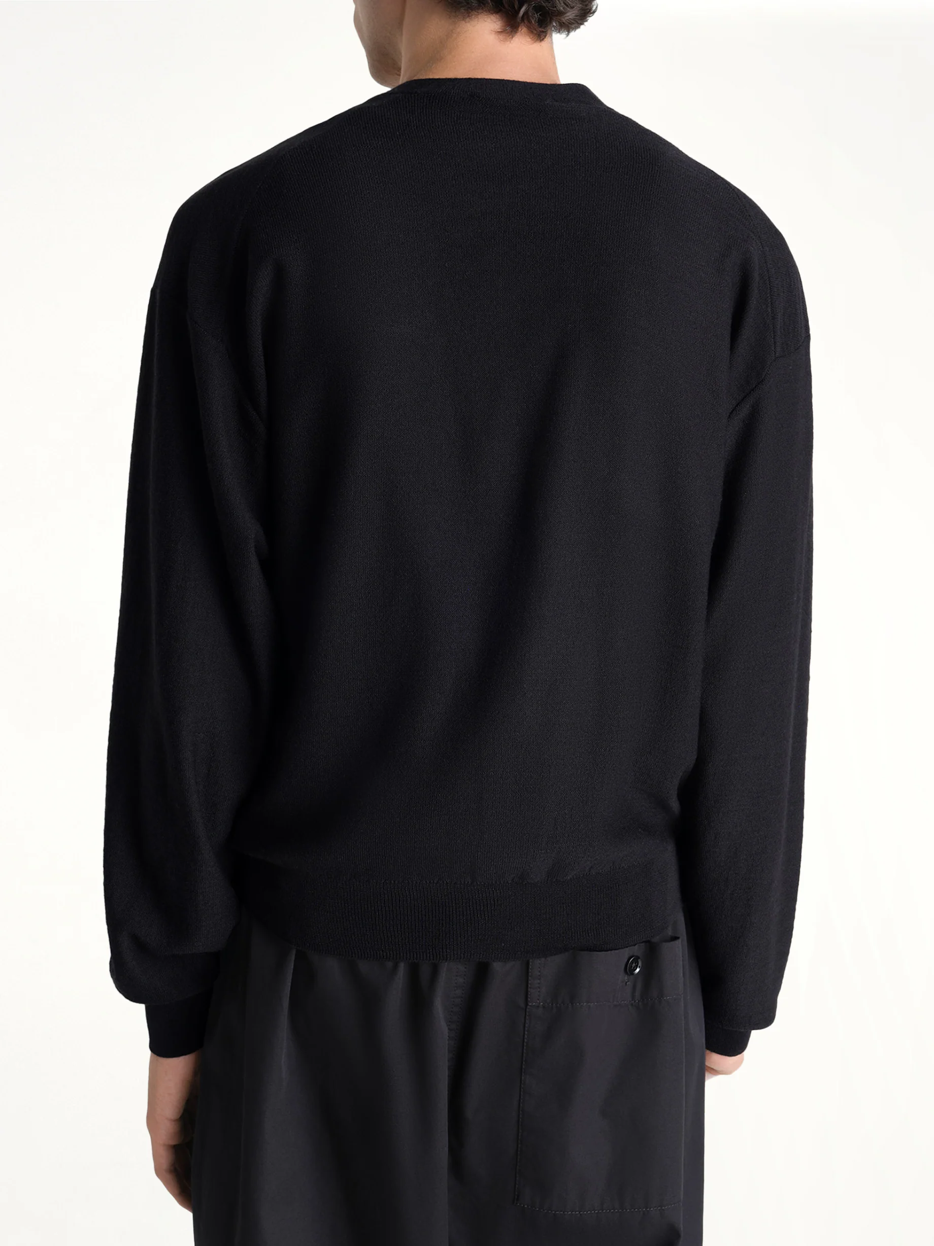 Twisted Cardigan in Black - Image 3