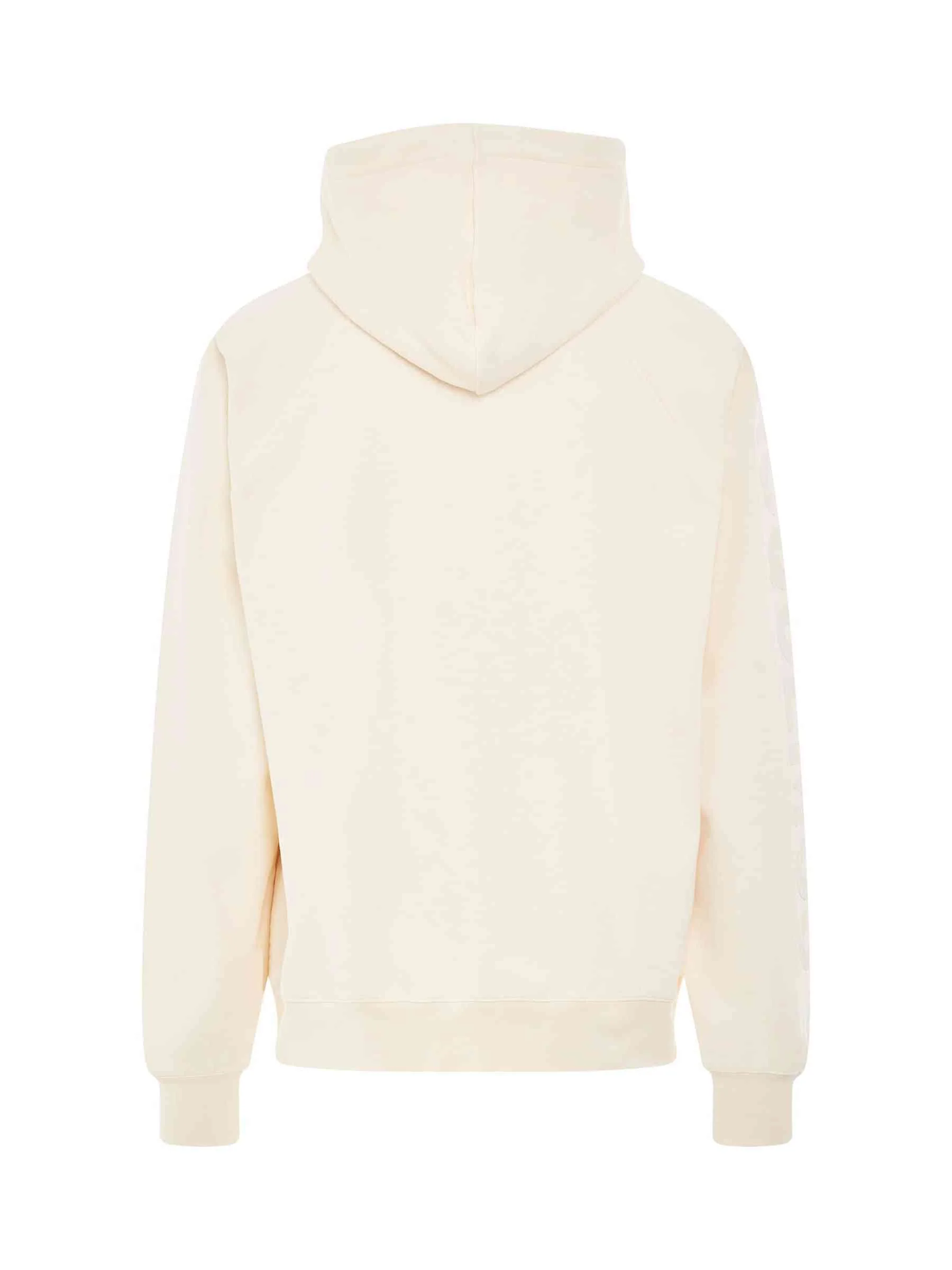 Typo Logo Hoodie in Light Beige - Image 4