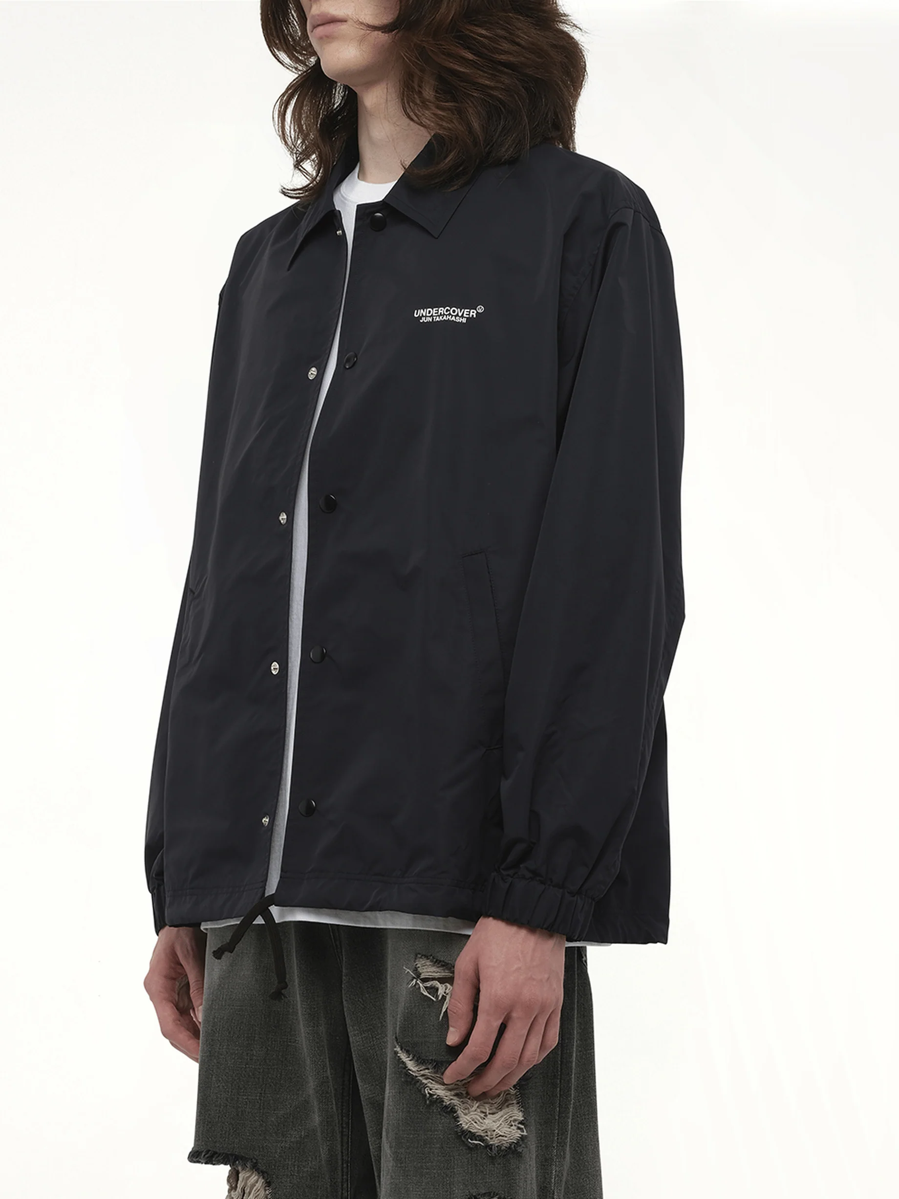 Undercover Coach Jacket in Black - Image 5