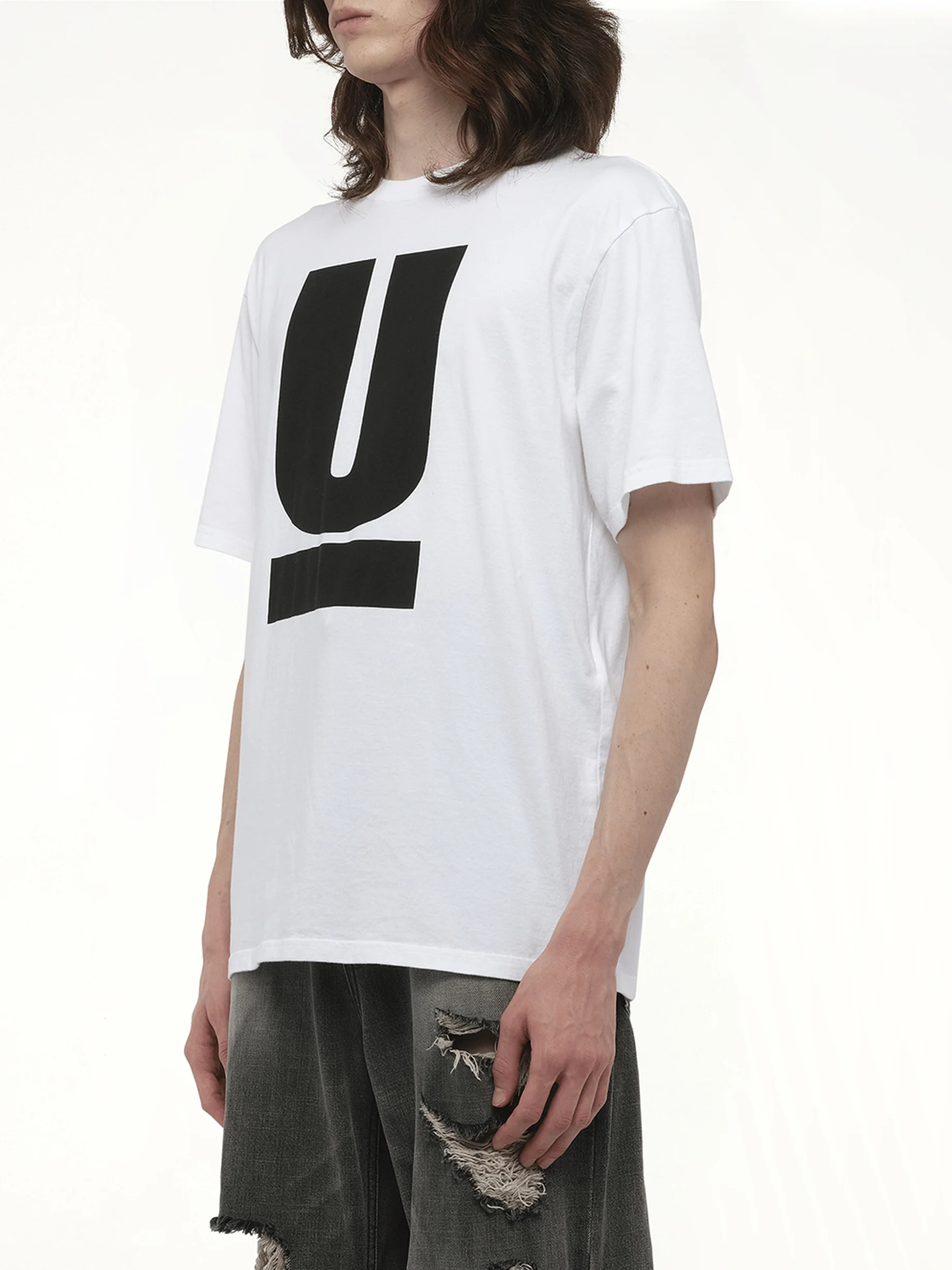 UNDERCOVER Printed T-Shirt in White - Image 5