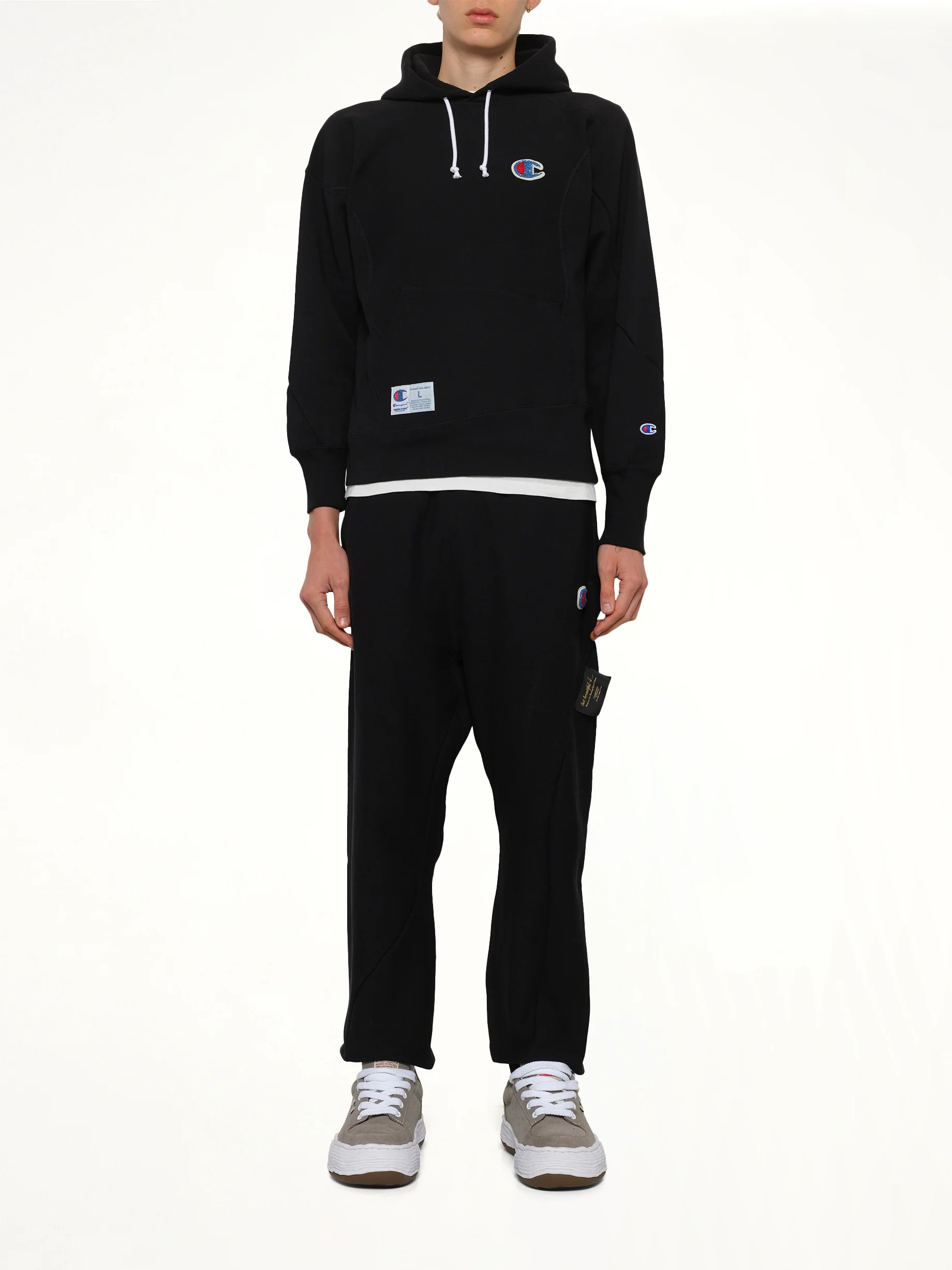 Undercover X Champion Hoodie in Black - Image 7
