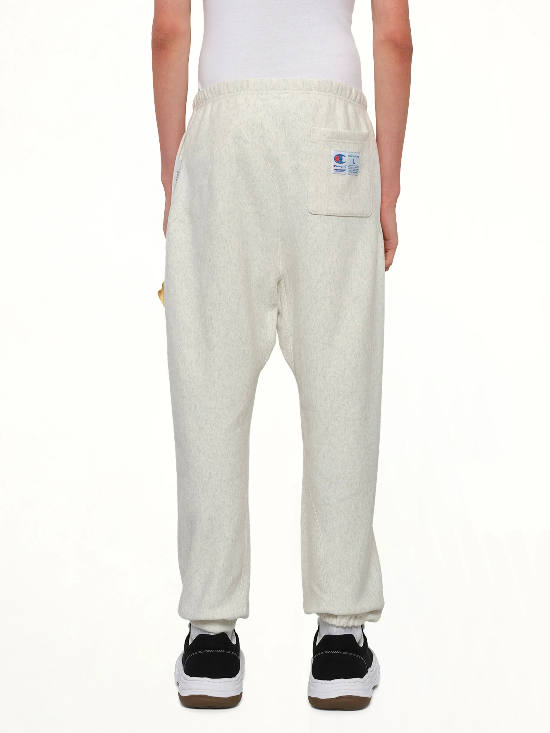 Undercover X Champion Sweatpants in Oatmeal - Image 5