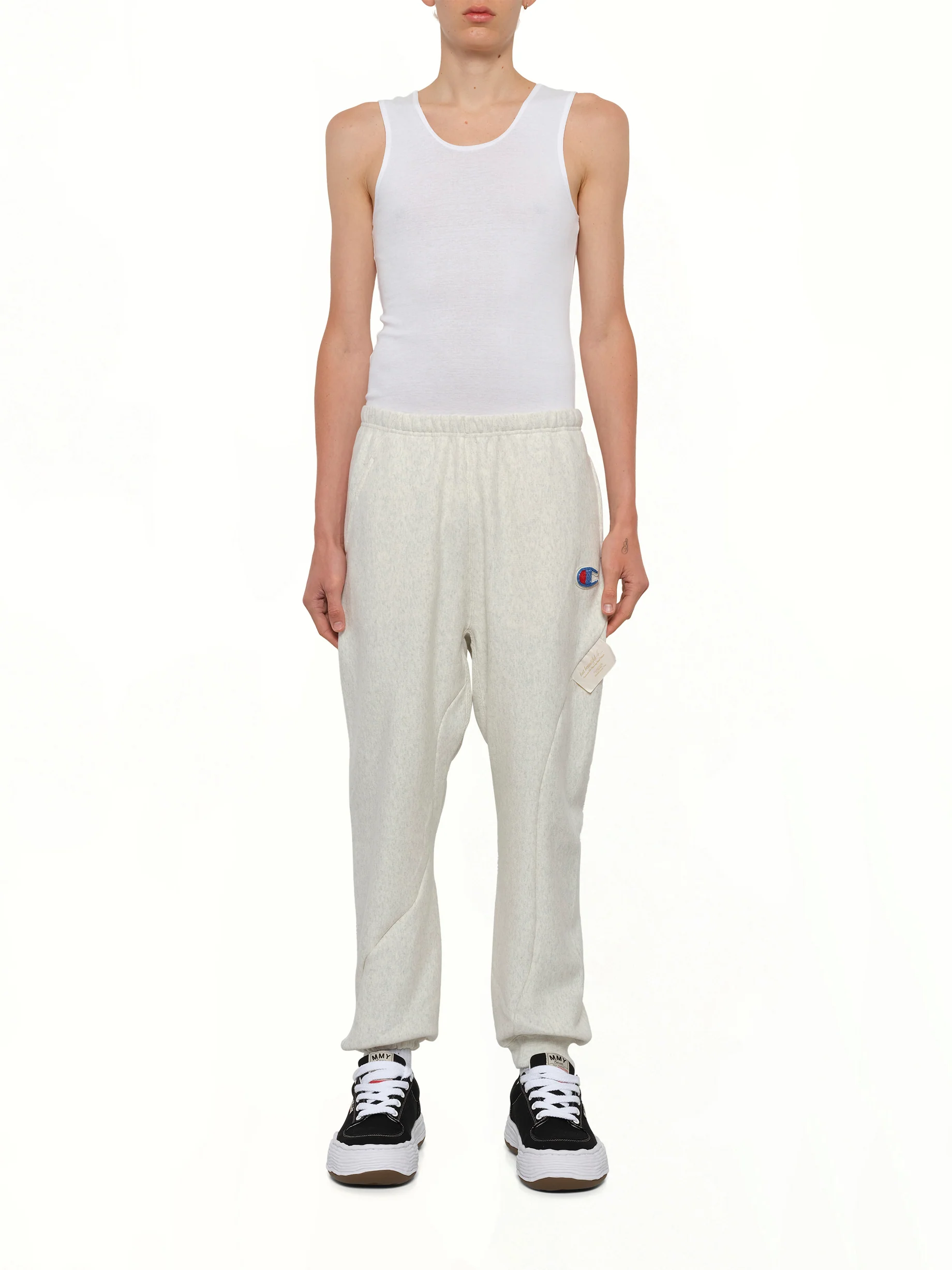 Undercover X Champion Sweatpants in Oatmeal - Image 7