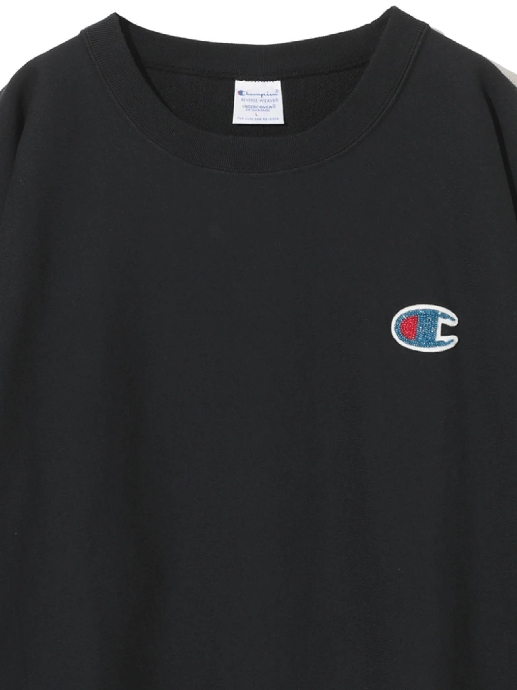 Undercover x Champion Sweatshirt in Black - Image 7