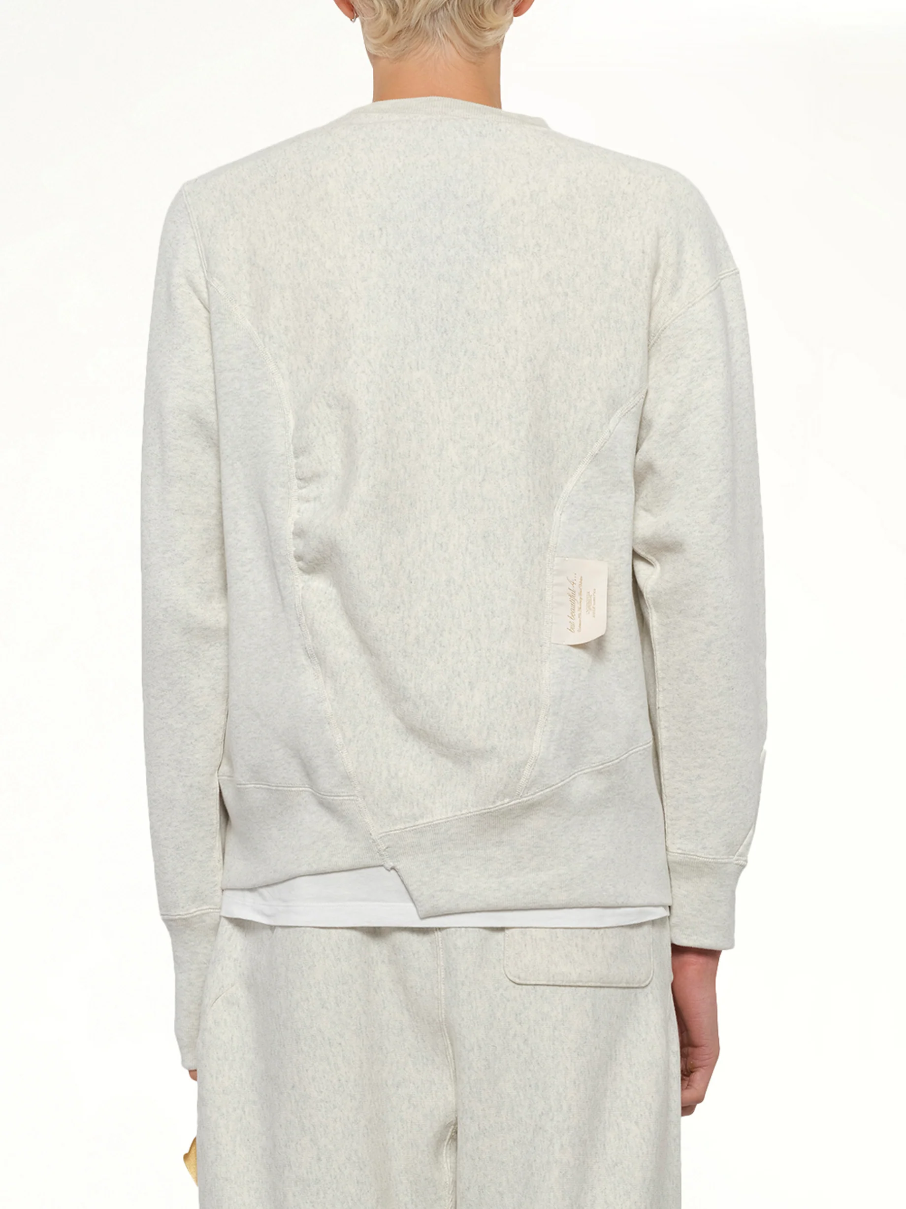 Undercover X Champion Sweatshirt in Oatmeal - Image 5