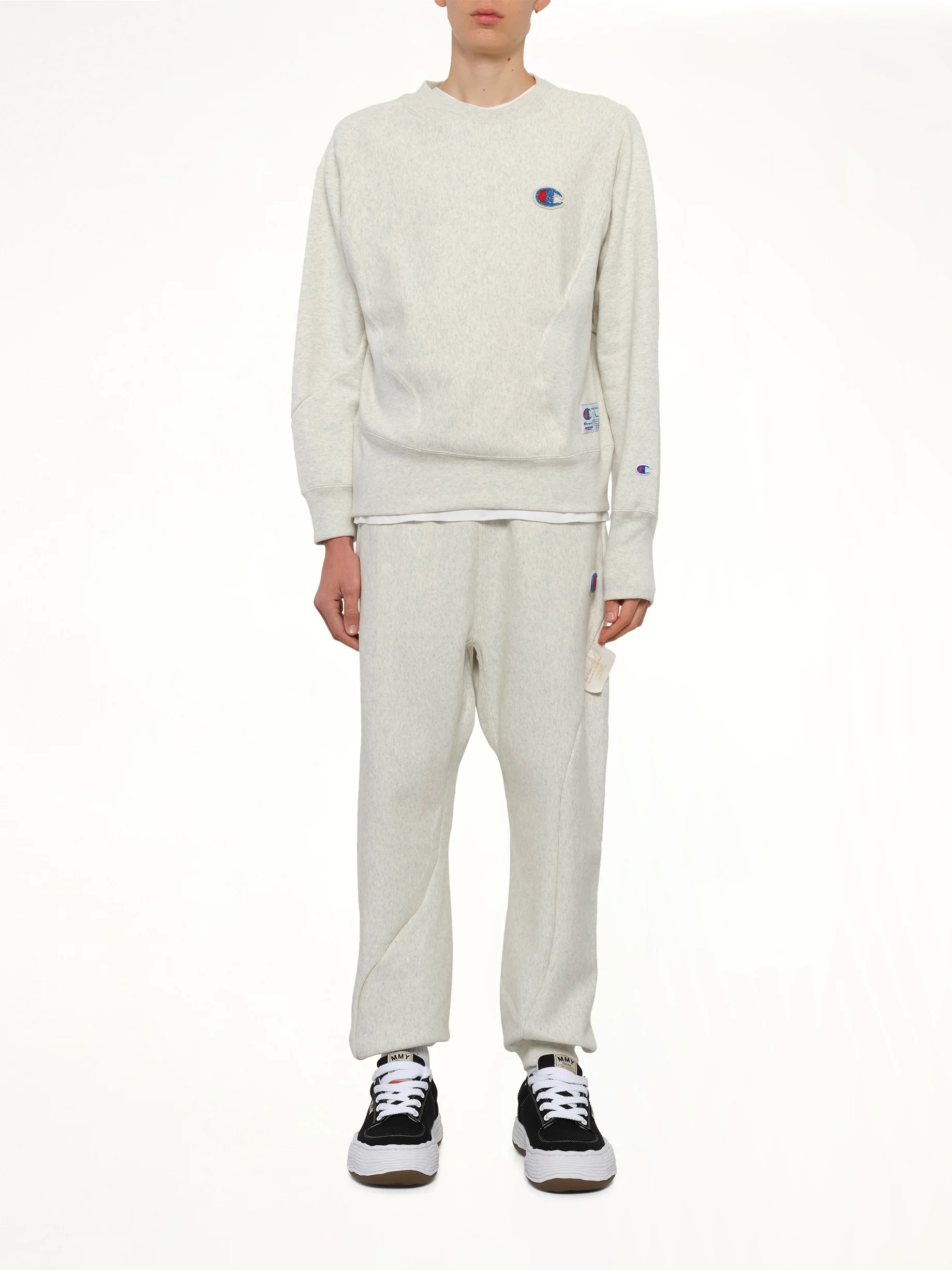 Undercover X Champion Sweatshirt in Oatmeal - Image 7
