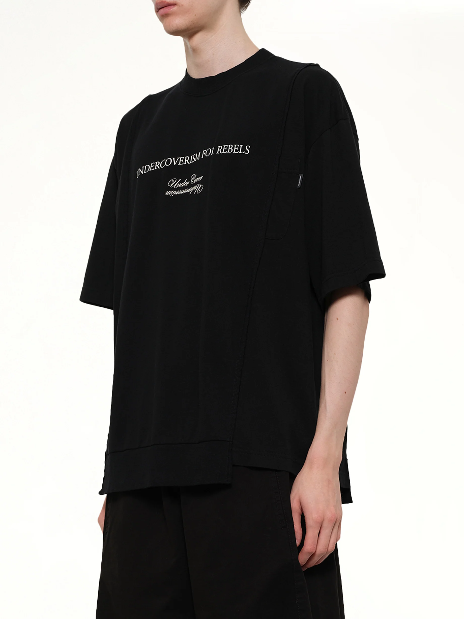 Undercoverism for Rebel T-Shirt in Black - Image 3