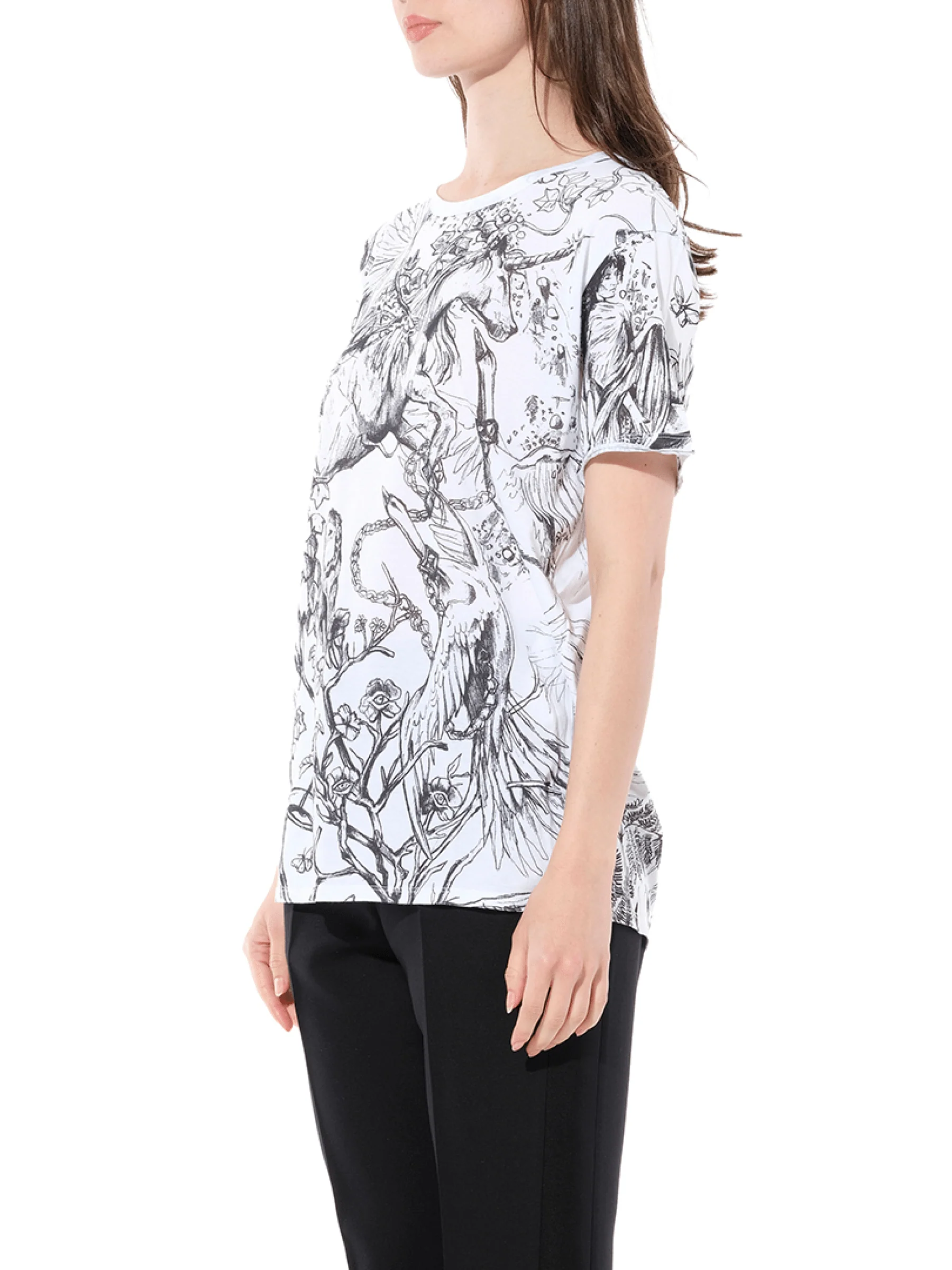 Unicorn Dreams T-Shirt in White - Image 5