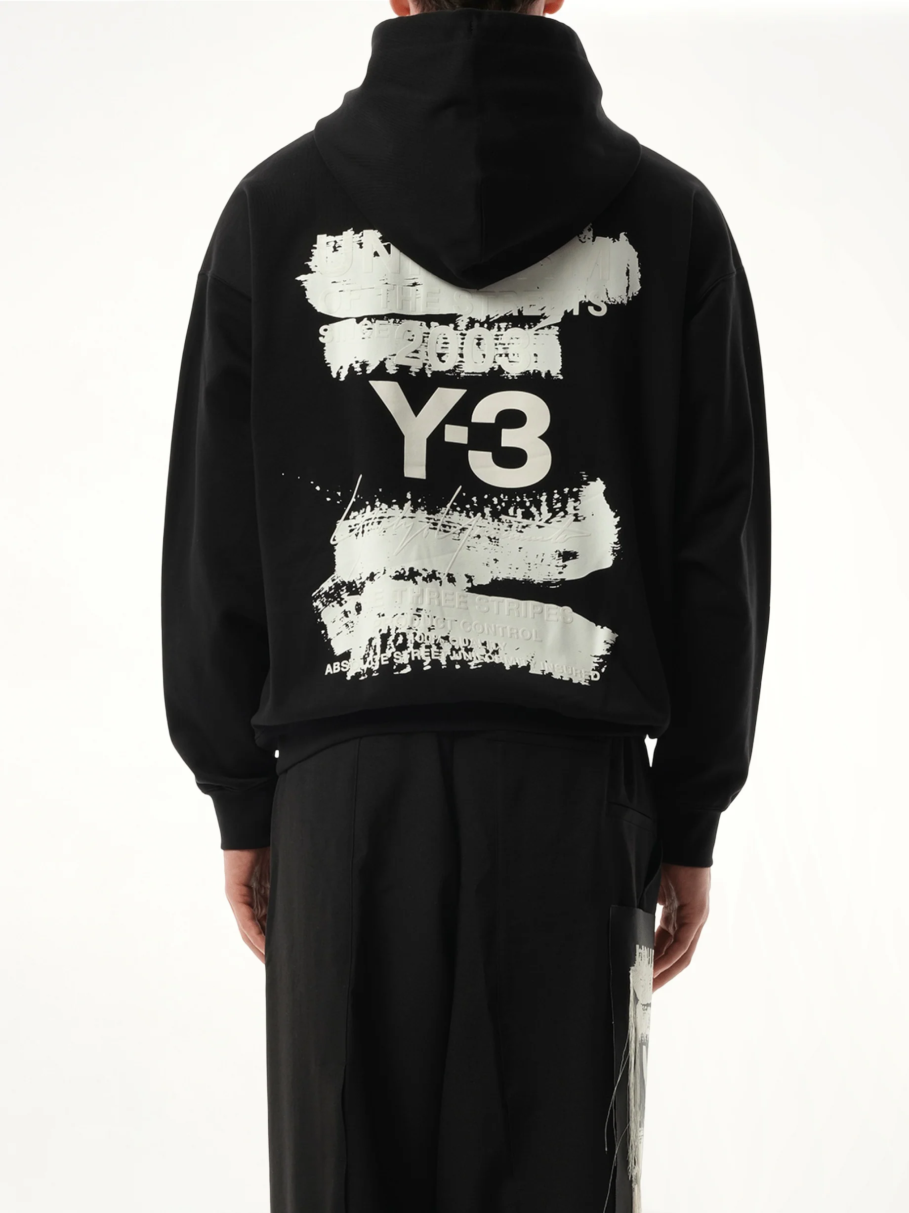Unisex Pun Logo Hoodie in Black - Image 6