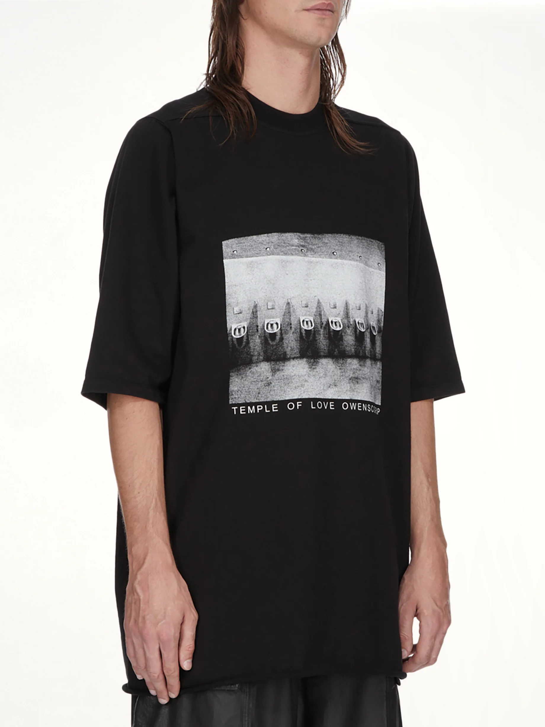 Urinal Jumbo SS T-Shirt in Black/Milk - Image 3
