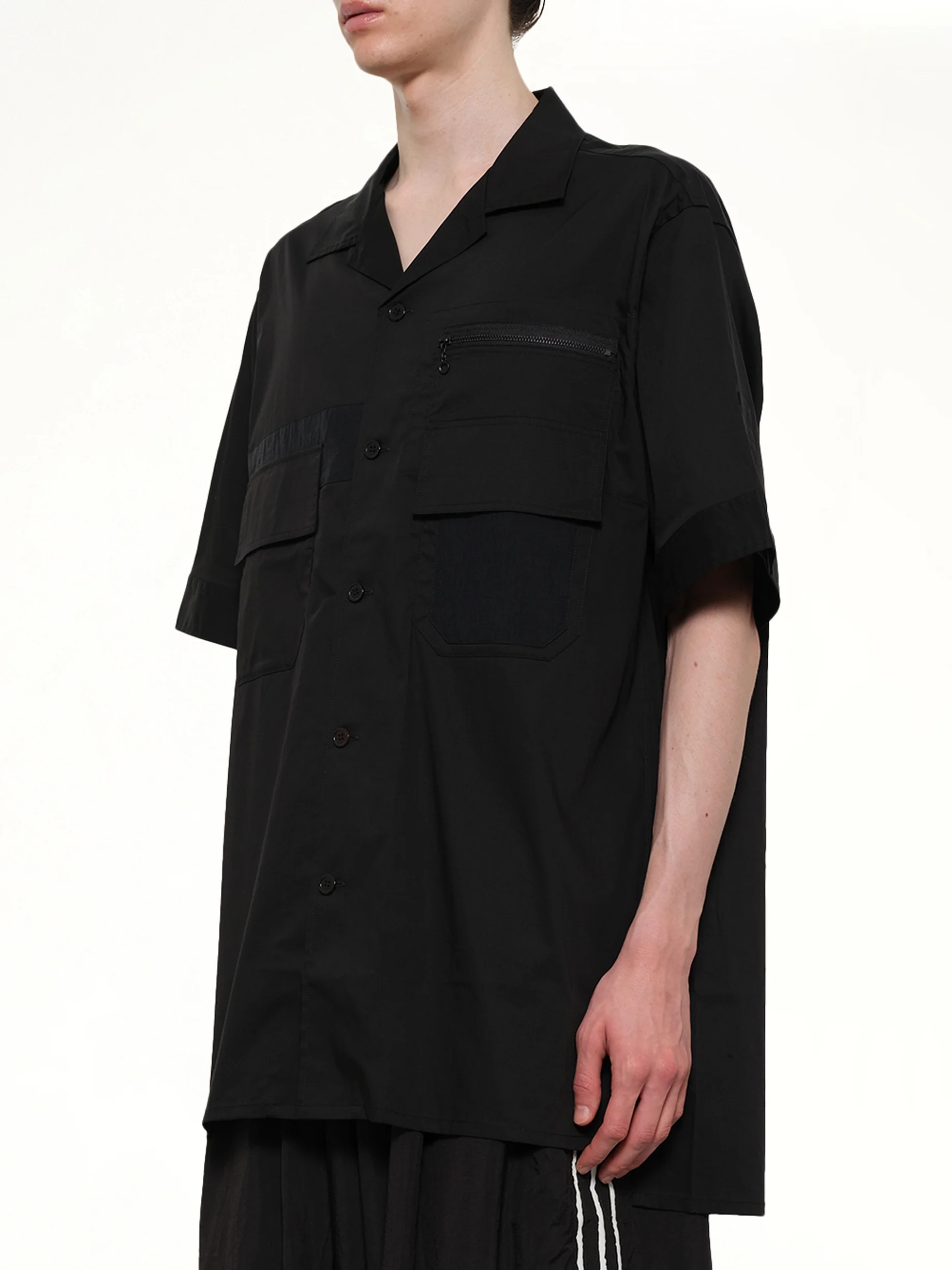 Utility Shirt in Black - Image 3