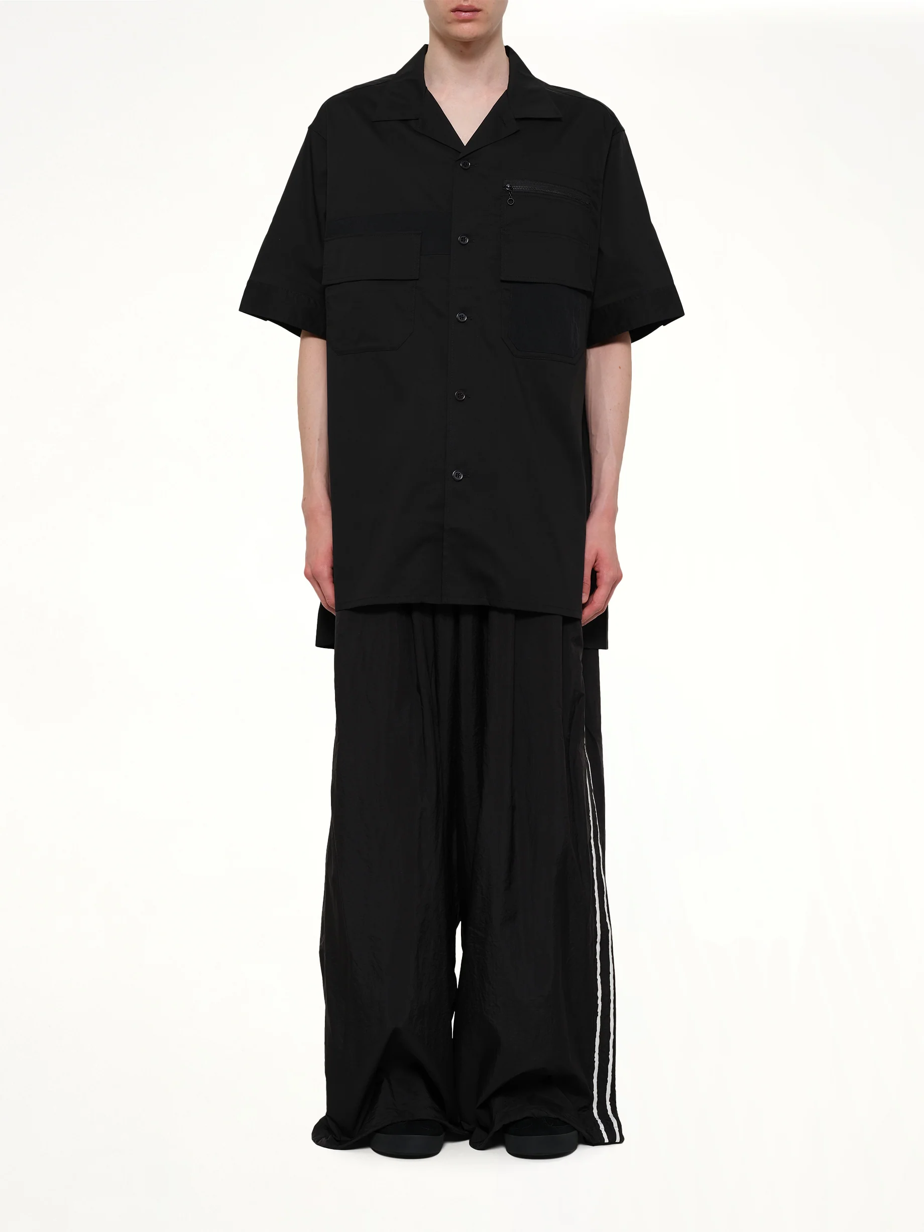 Utility Shirt in Black - Image 7